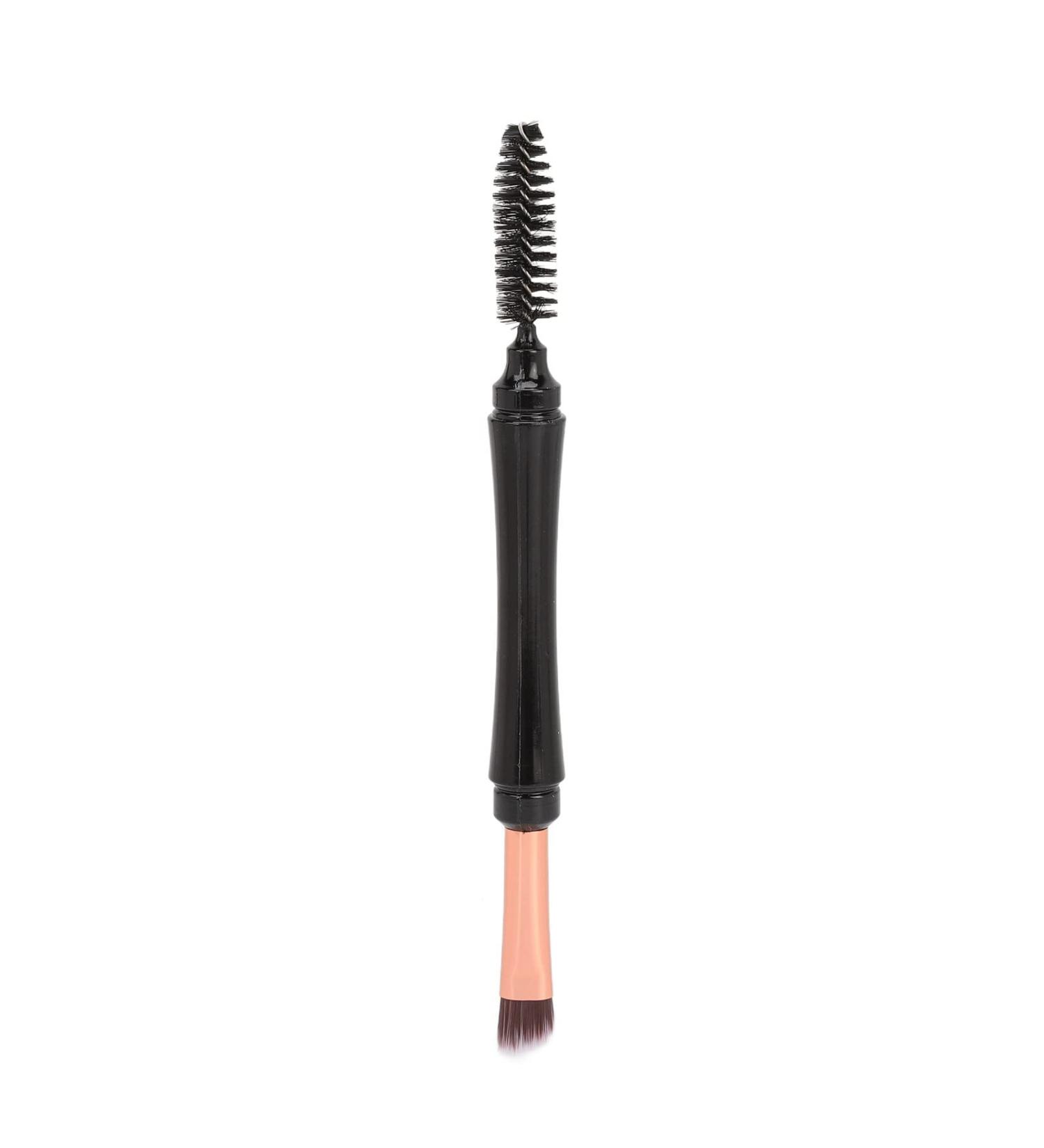 Verdant Touch Angled Brush Double Ended Spiral Eyebrow Brush with Cover Portable Angled Makeup Tool for Beginners - Buy Online on GoSupps.com