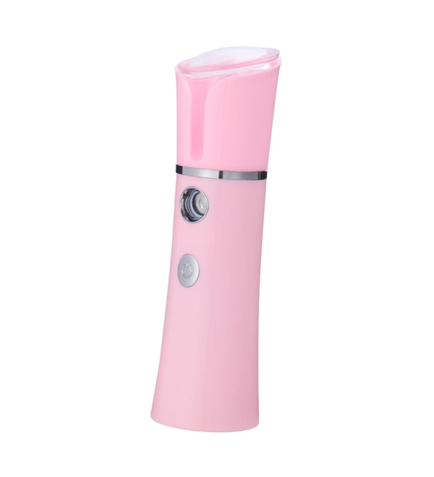 FOYTOKI 1pc Facial Spa Steamer Spray Cleaner Pore Cleaner Pink Handheld Spray 14.10X4.00X4.00CM - Buy Online on GoSupps.com