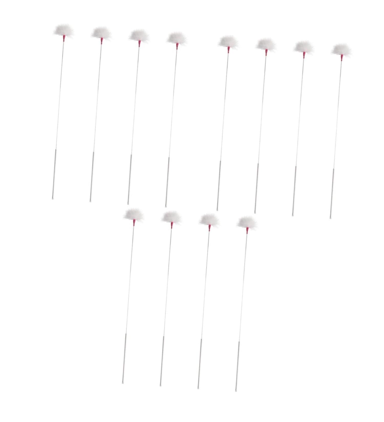 WOFASHPURET 12pcs Goose Hair Ear Wax Removal Sticks Ear Cleaning Tools for Home Use Smooth and Design for Comfortable Cleaning - Buy Online on GoSupps.com