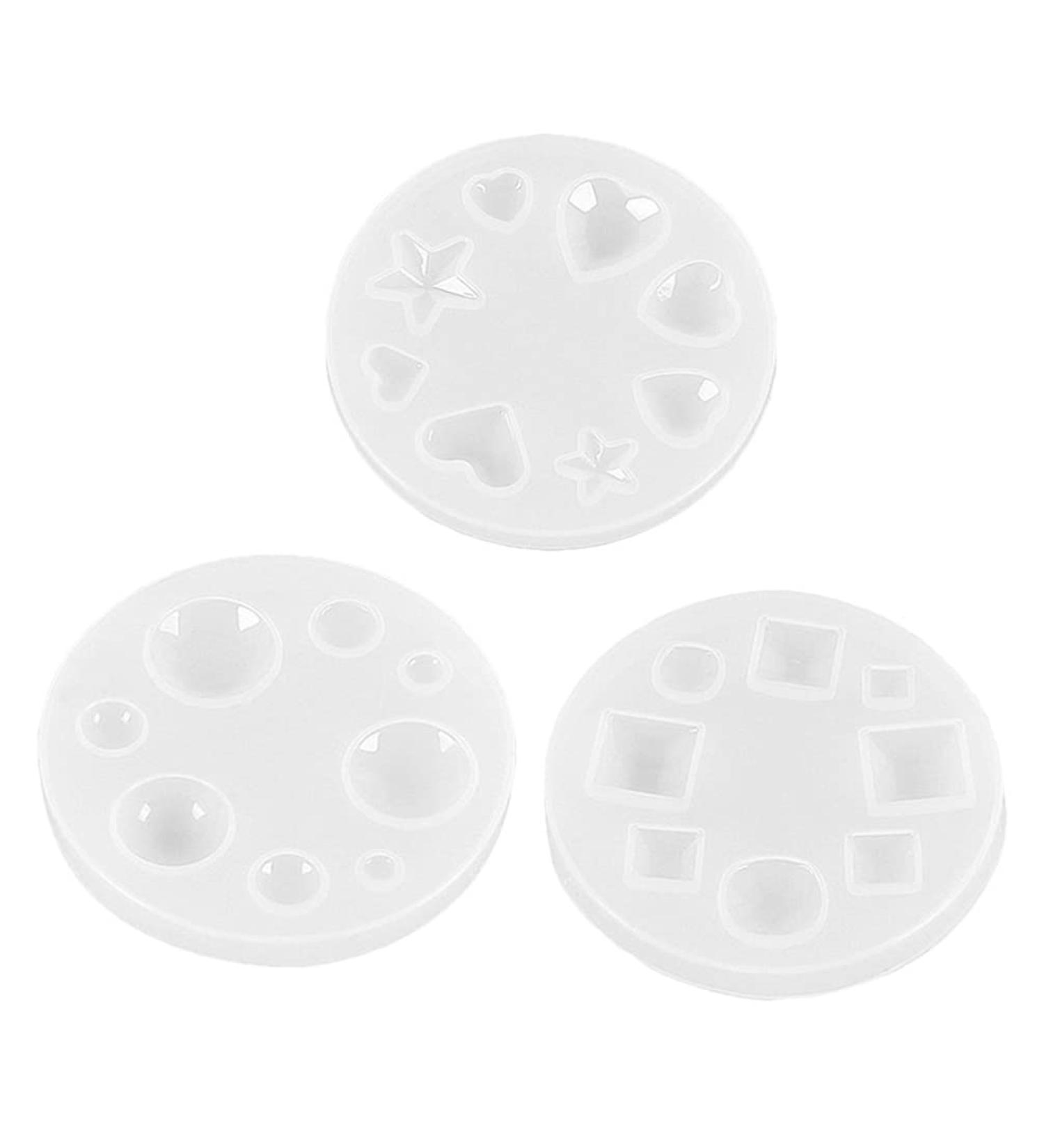 Healifty 3pcs Silicone Jewelry Casting Molds for DIY Earrings, Bracelet, Necklace - Gem Crystal Epoxy Crafting Supplies - Buy Online on GoSupps.com