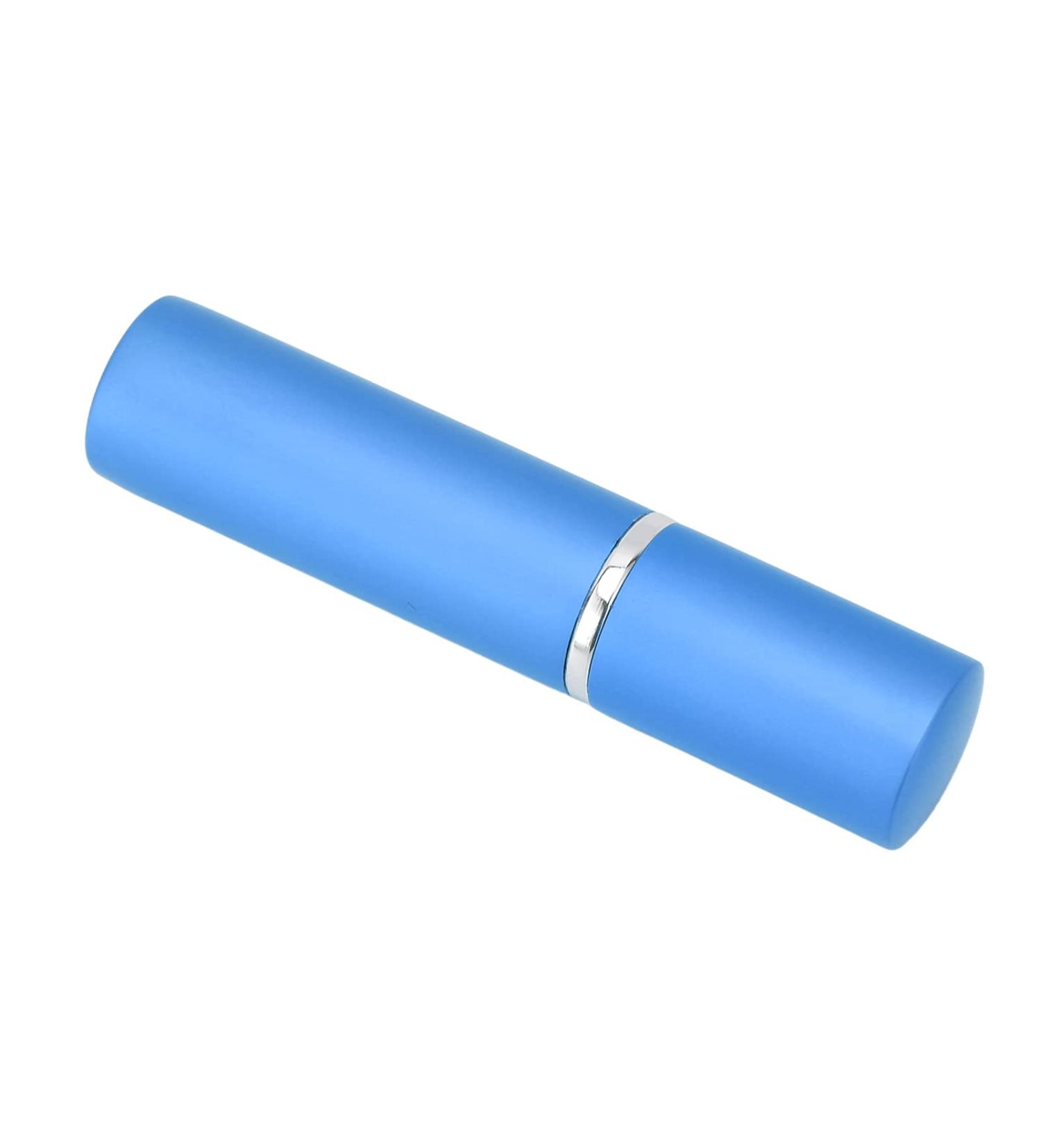 Verdant Touch Travel Perfume Bottle Aluminium Alloy Perfume Atomizer Spray Bottle 5ml Refillable Leakproof Portable Blue - Buy Online on GoSupps.com