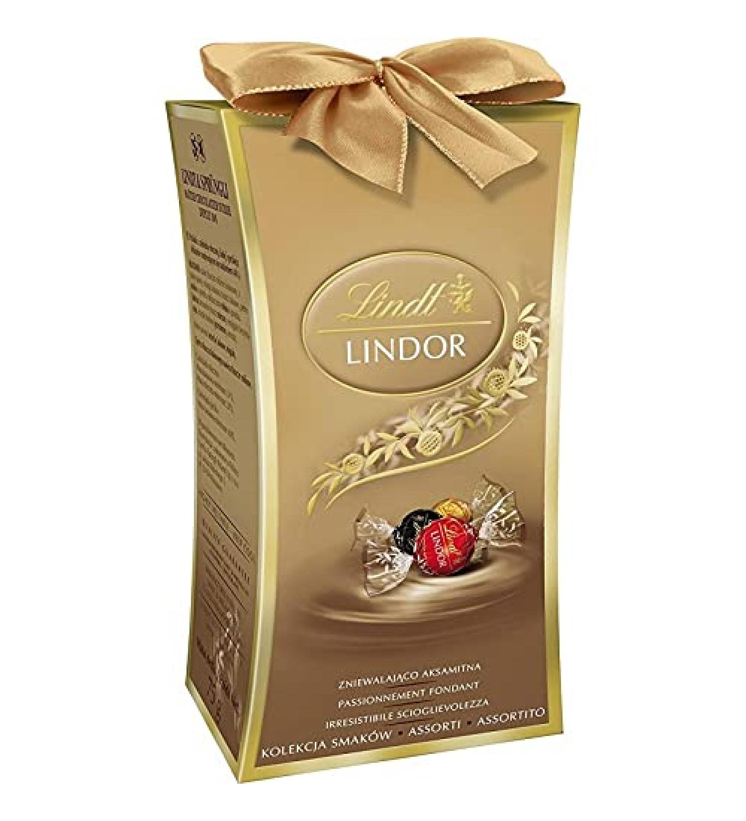 Lindt Lindor Mini Gift Assortment 75g (Pack of 3)