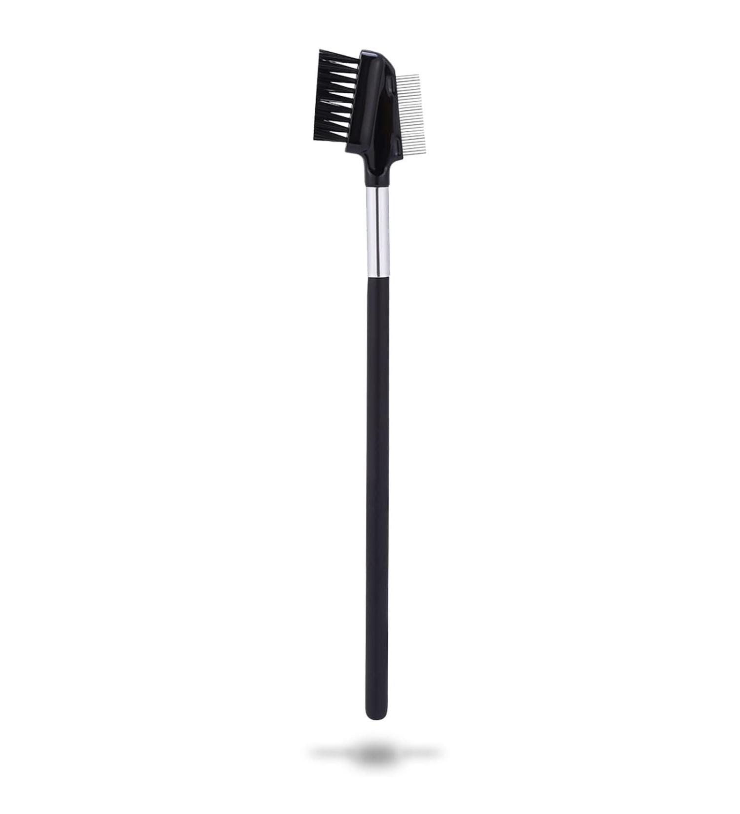 Makeup Eyebrow Brush Double-Sided Eyelash Comb Brush Stainless Steel Eyebrow Eyelash Shaper Comb for Separating Lashes Eliminating Mascara Clumps and Grooming and Shaping Brows - Buy Online on GoSupps.com