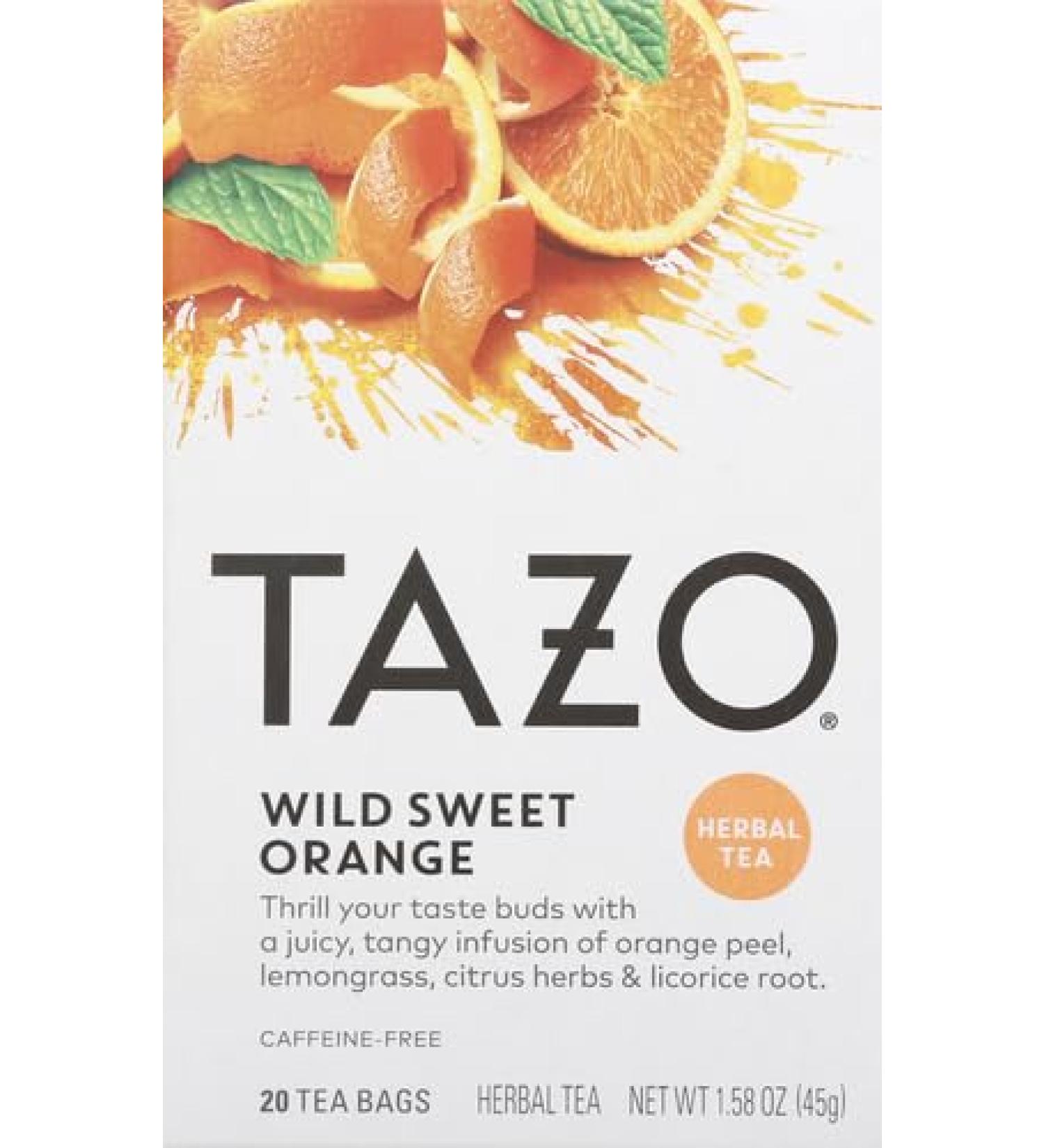 TAZO Wild Sweet Tea Bags - Orange - 20 Tea Bags - Buy Online on GoSupps.com