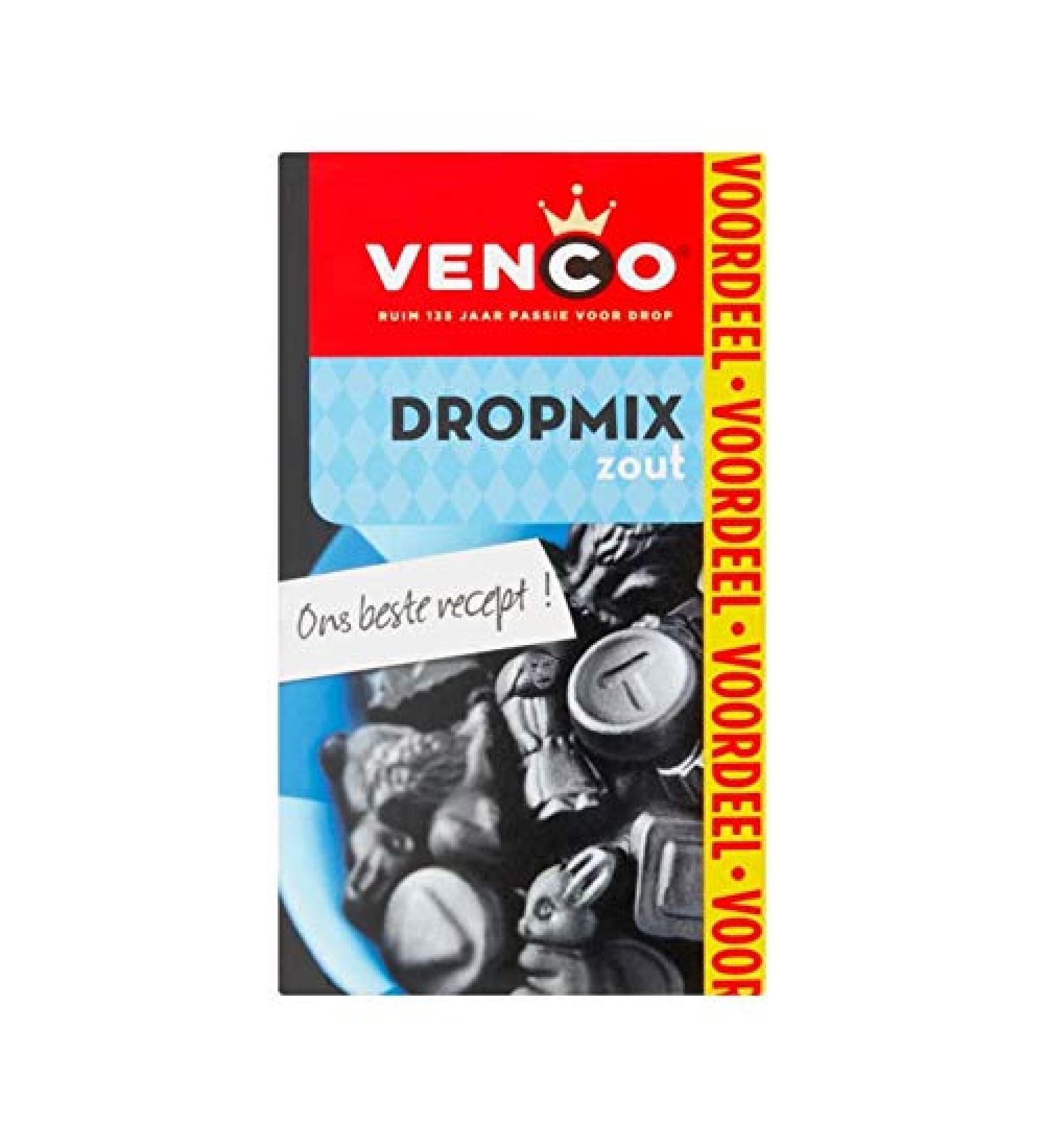 Venco Liquorice Drop Mix Salt (Zout) 500 g (17.6 oz) 1 Box