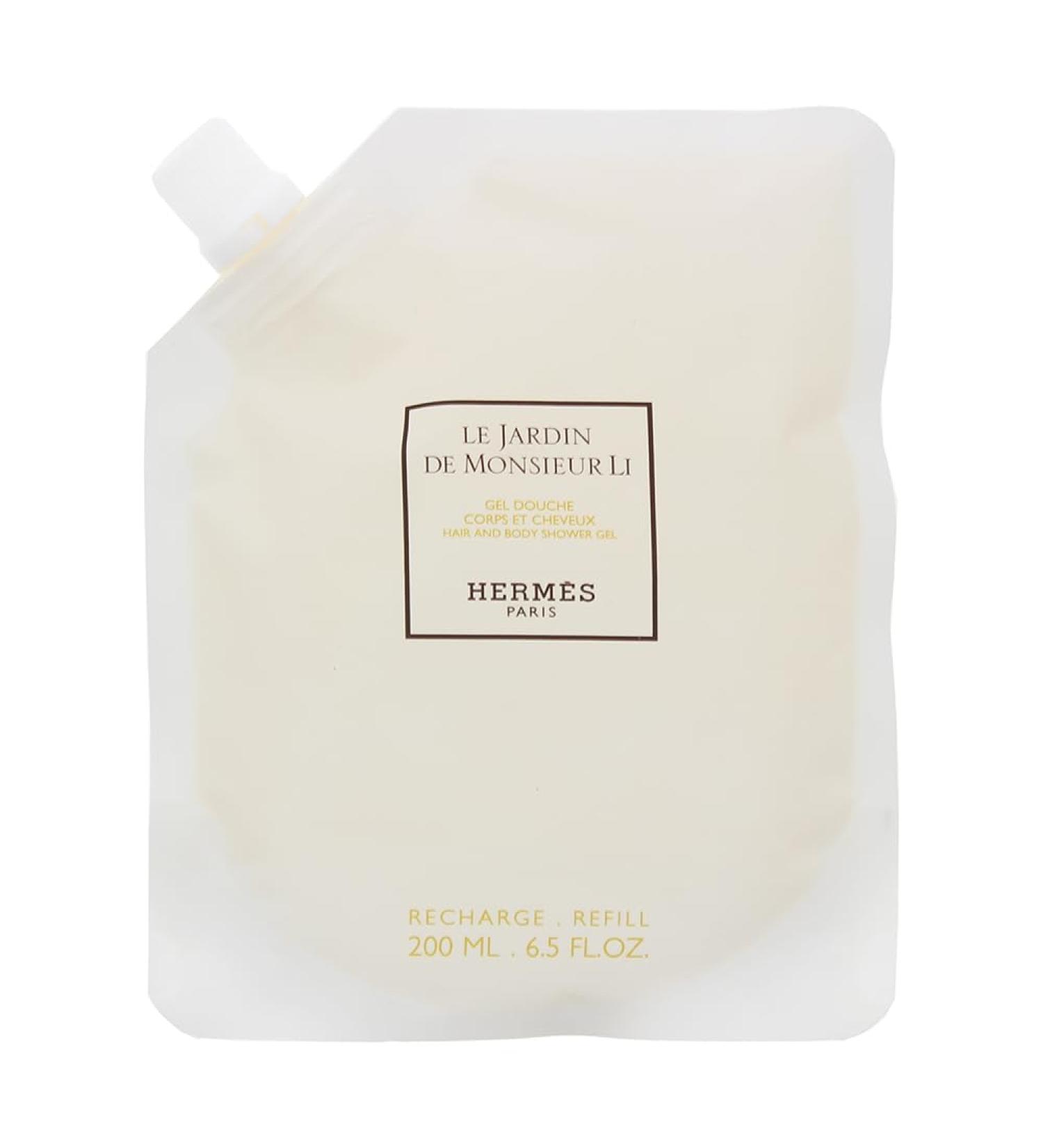 Hermes Le Jardin De Monsieur Li Hair & Body Shower Gel Refill Pack 6.5 Ounce (Not Bottled)