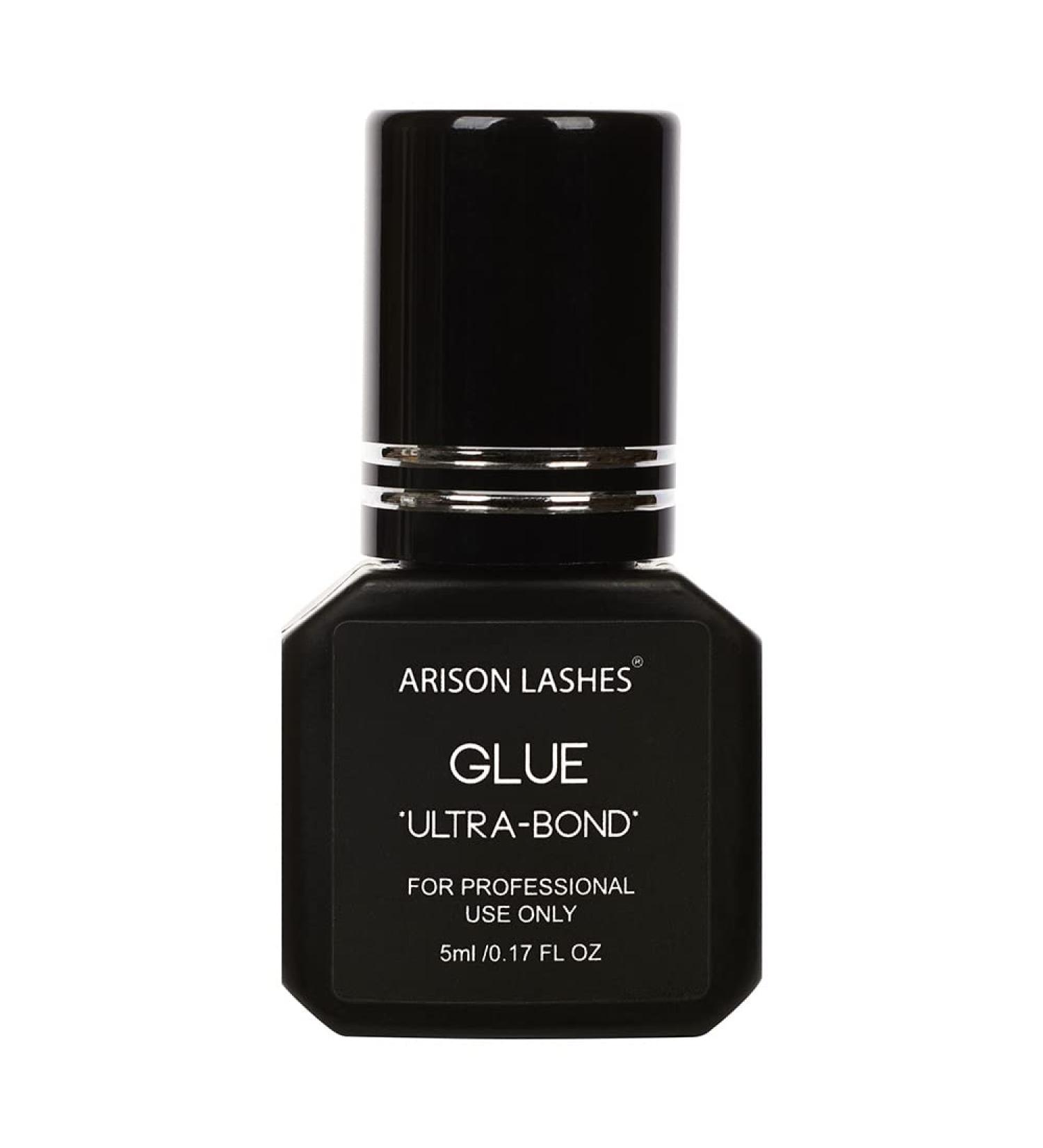 ARISON Pro Eyelash Extension Glue - 1 Sec Drying Time, 6-8 Weeks Retention, Black Adhesive for Semi-Permanent Extensions - Professional Use Only - Buy Online on GoSupps.com
