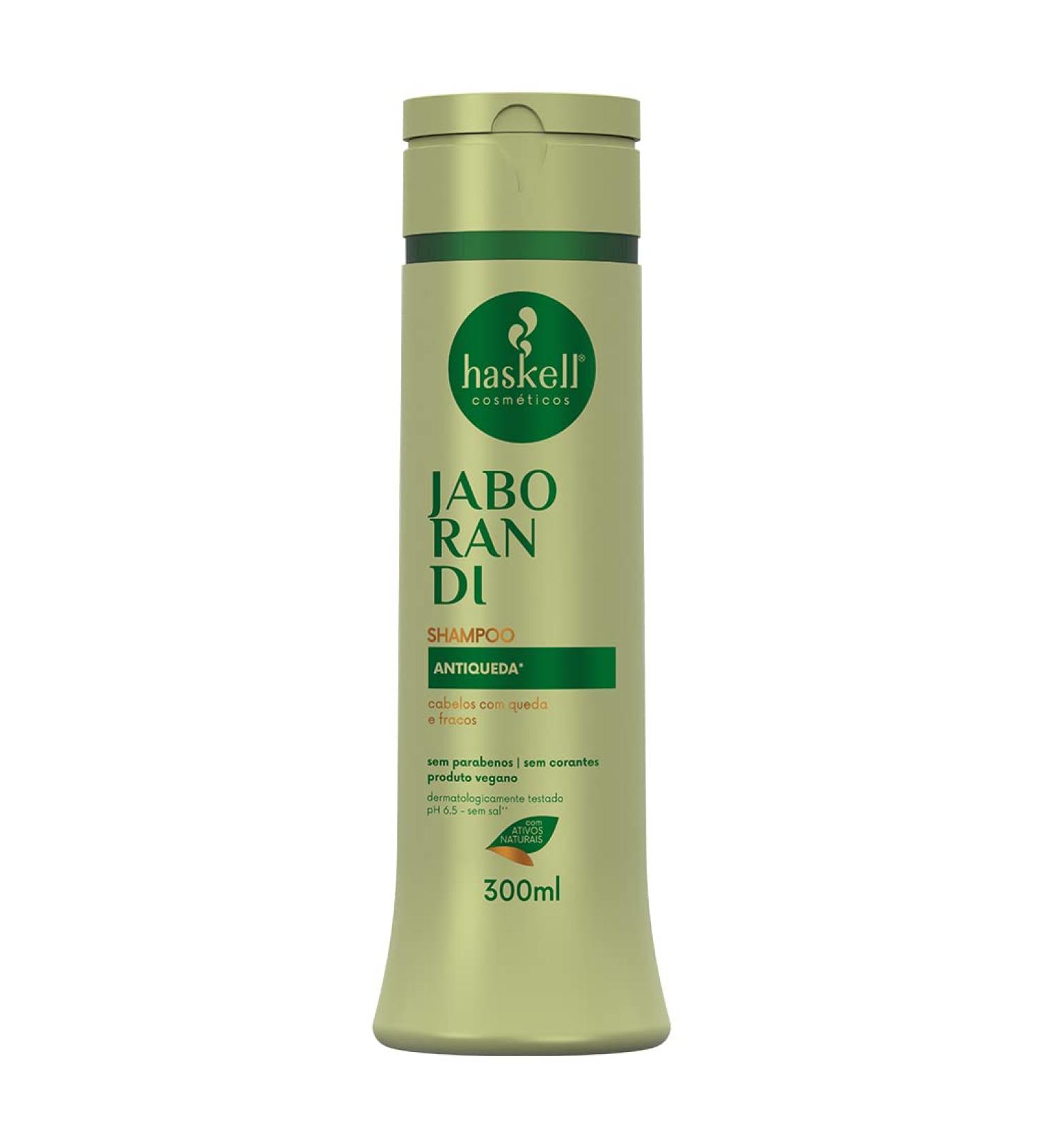 Haskell Jaborandi Shampoo with Carqueja & Vitamin A 300ml | Nourishing Hair Care | International Shipping - Buy Online on GoSupps.com