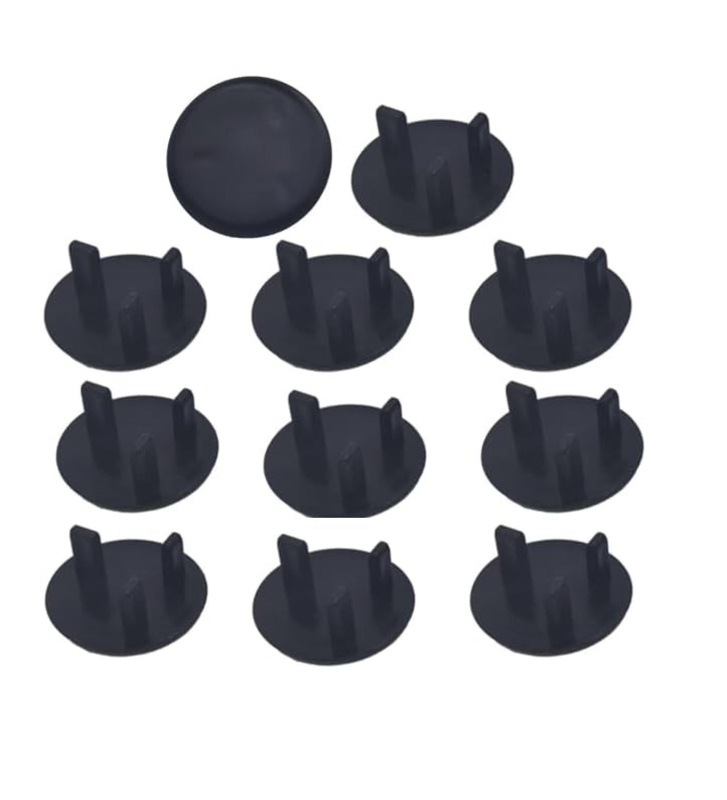 INTELLIGRON Plug Socket Covers UK Black (10PCS) Best for Baby Proofing & Baby Safety Plug Covers Easy Installation Safe & Secure Electric Plug Socket Covers Protection for Home Baby Essentials 2 - Buy Online on GoSupps.com