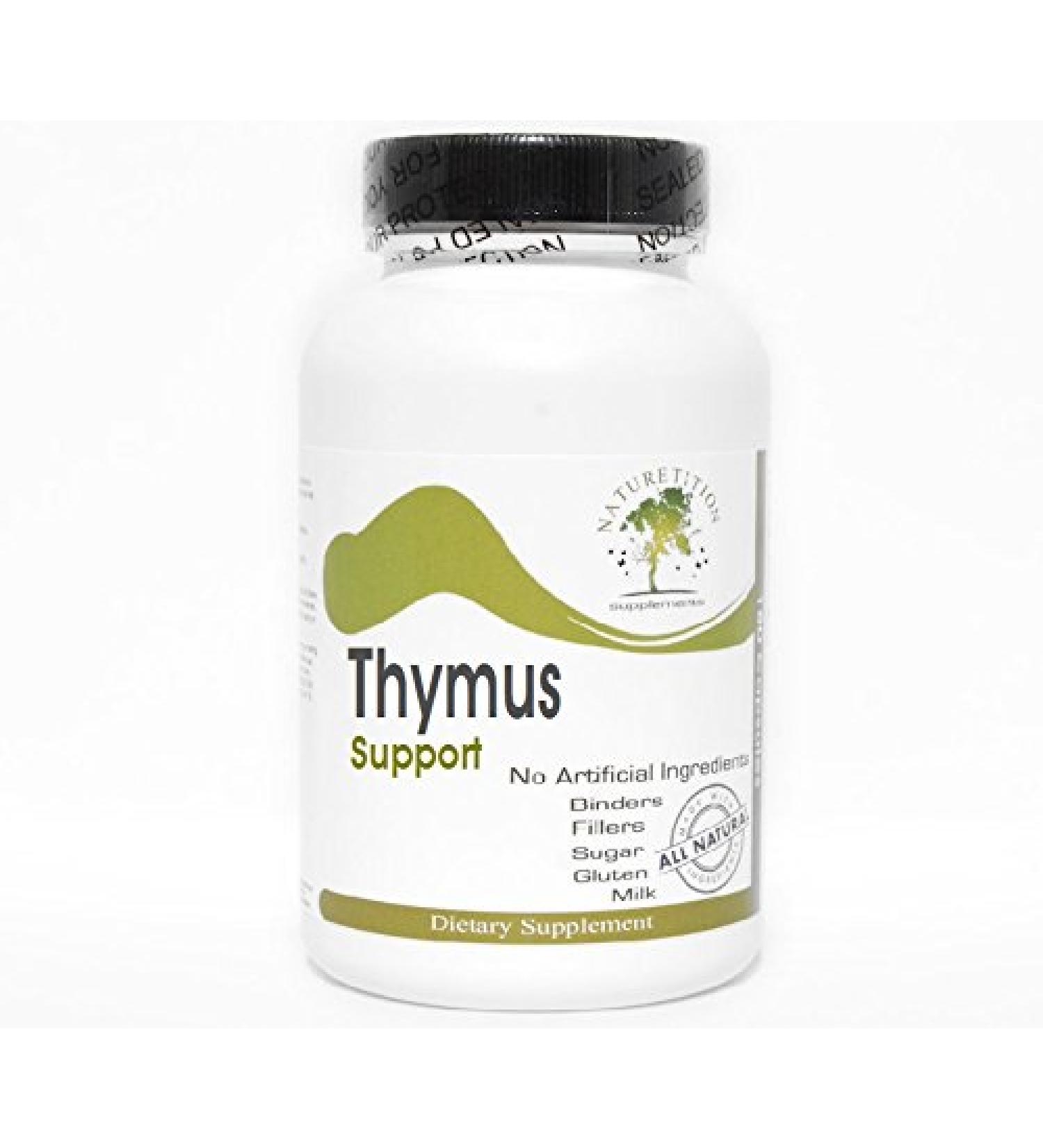 Thymus Support 90 Capsules - No Additives Naturetition Supplements