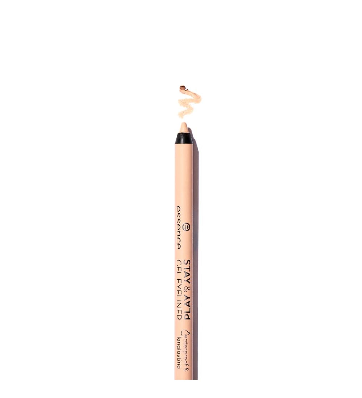 Buy essence Stay & Play Gel Eyeliner - Waterproof Longlasting Vegan | Super Soft Gel Texture | 03 Silky Nude - International Shipping Available - Buy Online on GoSupps.com