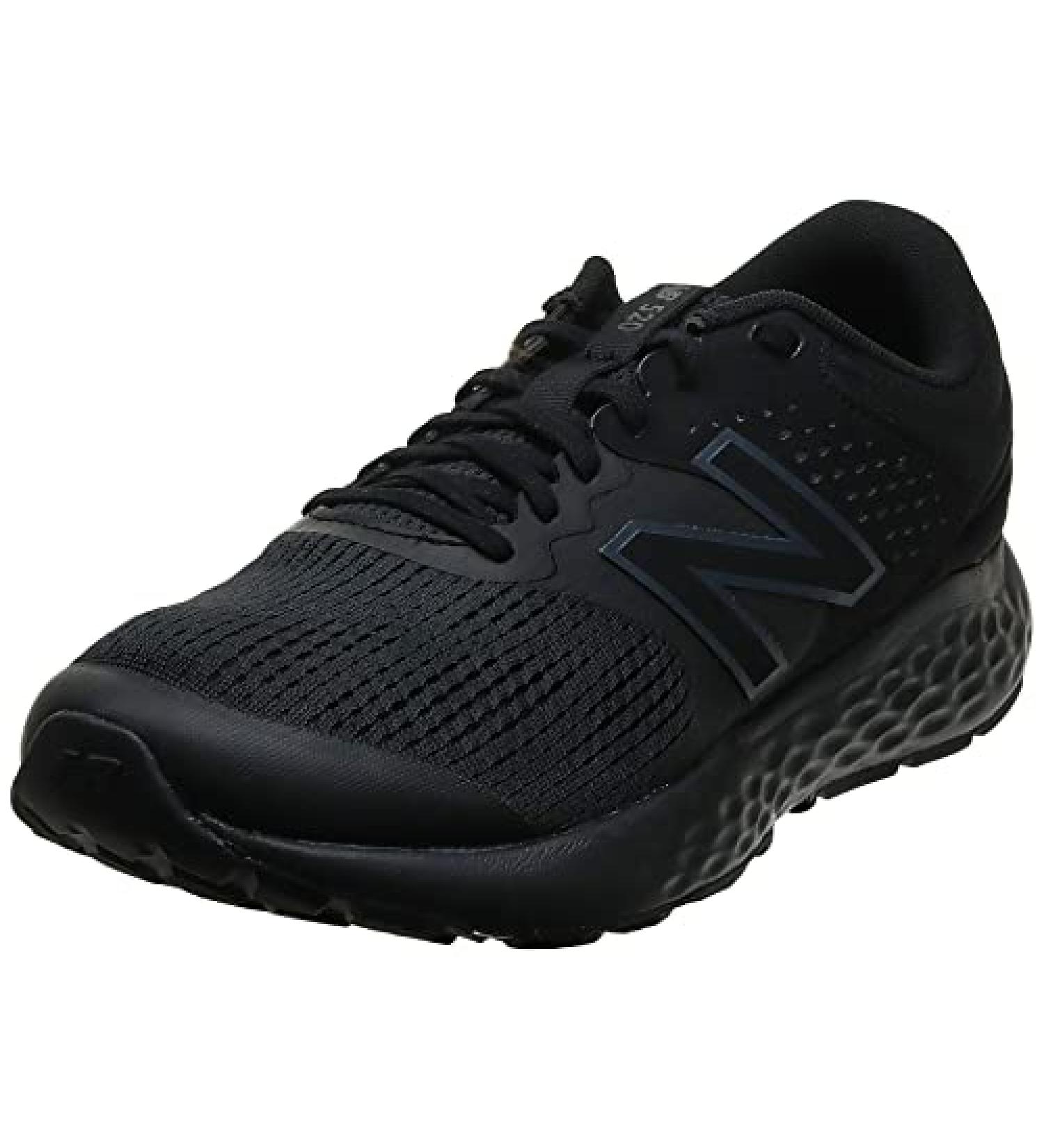 New Balance Men's 520 V7 Running Shoe 10.5 Black/Silver - Lightweight and Durable - Buy Online on GoSupps.com