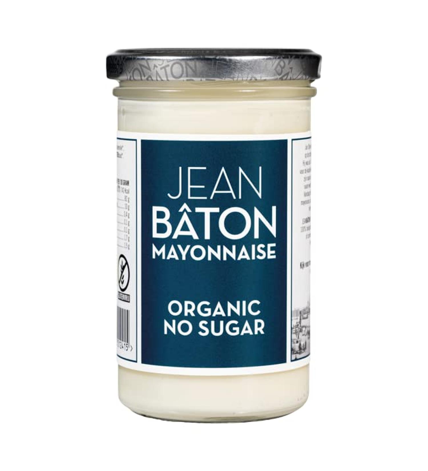 Jean B ton Mayonnaise Organic Mayo without Sugar Organic NO Sugar (1x 245ml)