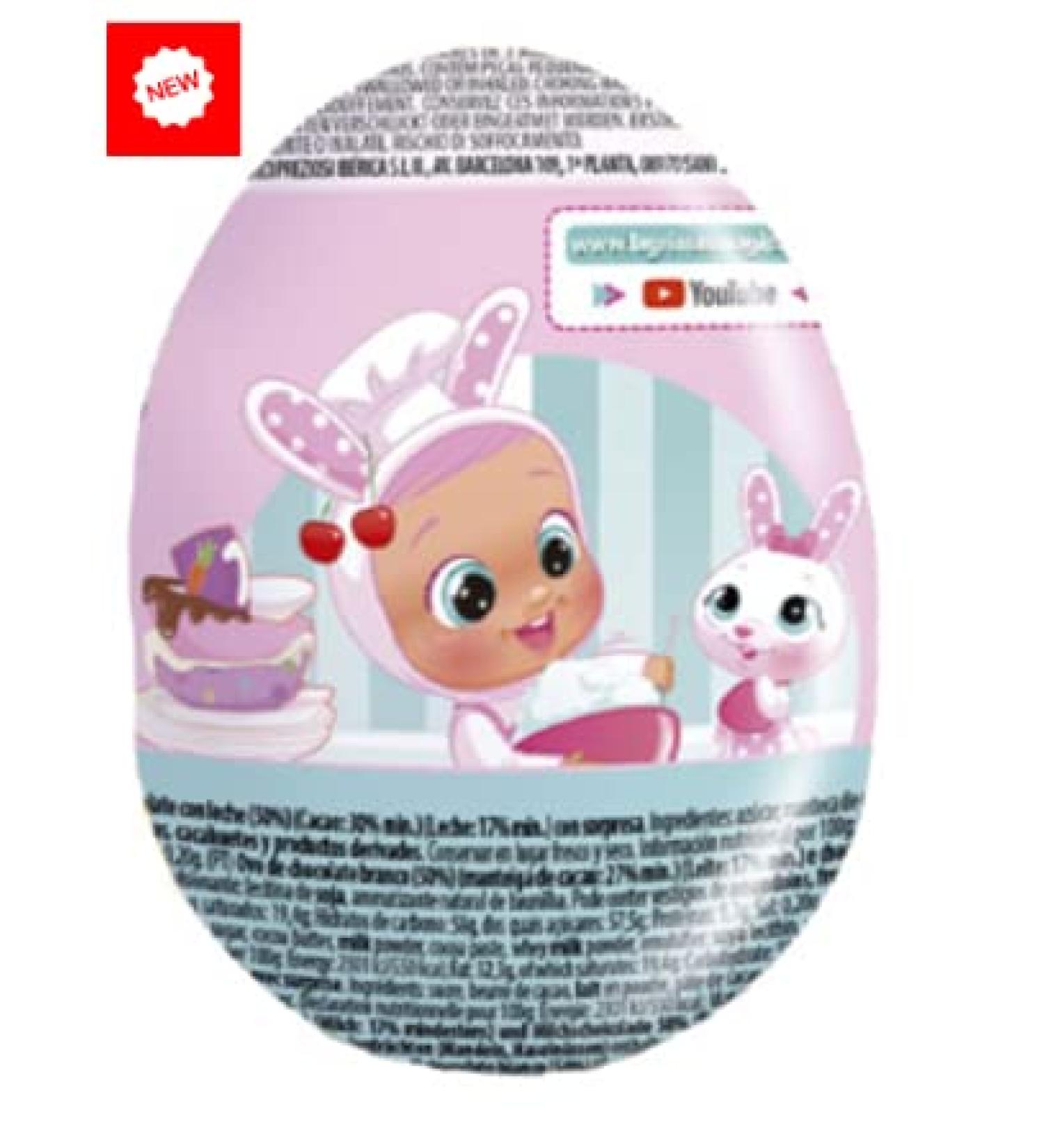 logan Cry Babies Chocolate Egg - 24 Und