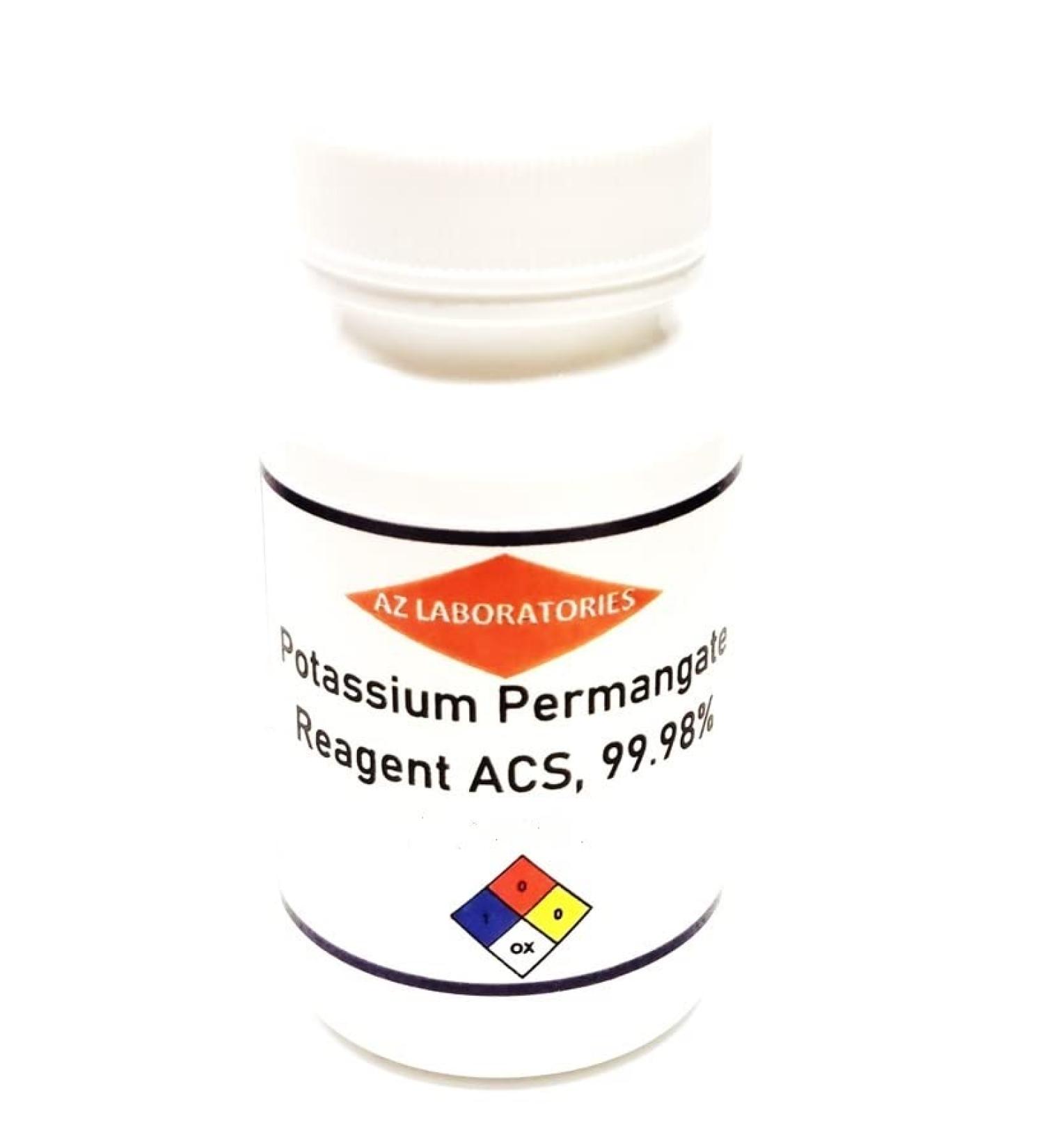 Potassium Permanganate Reagent 100 Grams - The 3D Science - Free Flowing - Same Day Ship - USA Made