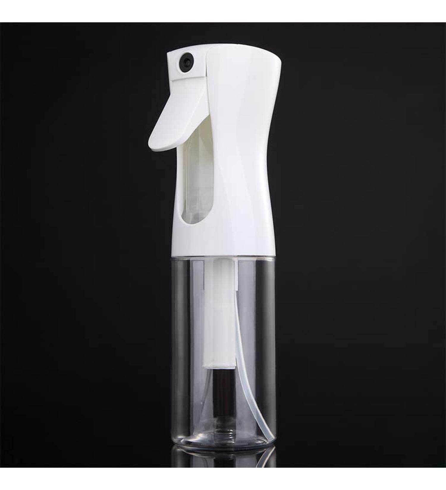 zalati Hair Spray Bottle Continuous Fine Mist Water Bottle Refillable Empty for Hair Salon Body Face Care White - Buy Online on GoSupps.com