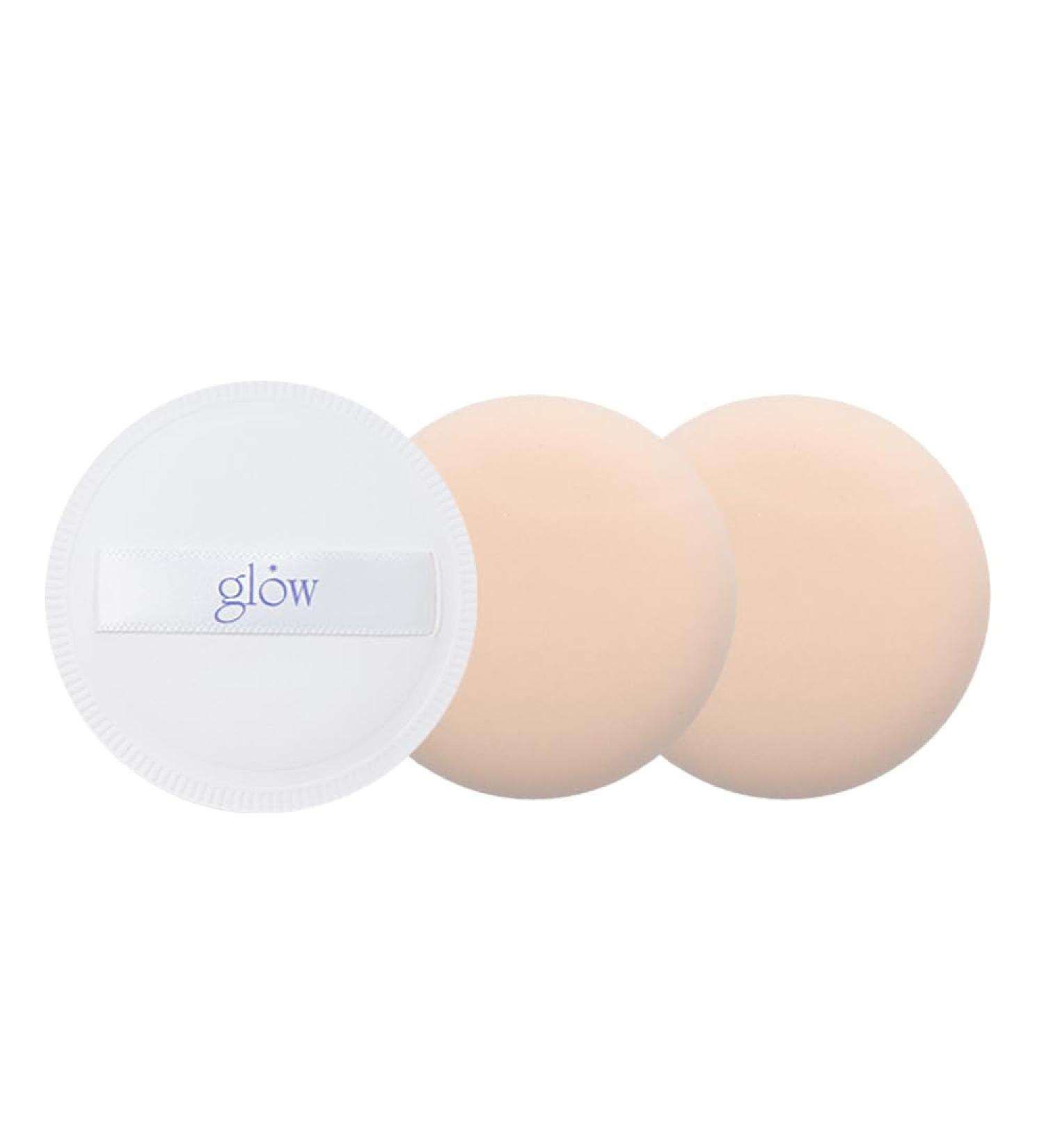glow mini cloud sponge 3EA : Velvety-soft puff-shaped sponge that effortlessly simplifies makeup application perfect makeup sponge for quick and even application 0.13 lbs