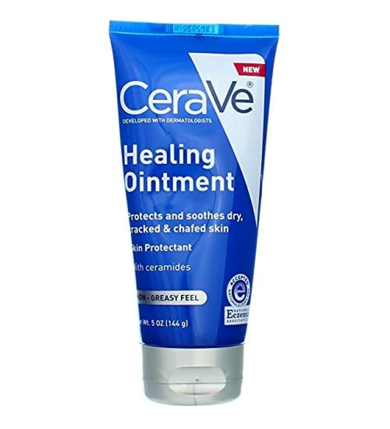 CeraVe Healing Ointment 5oz (Pack of 5) | Non-Greasy Skin Protectant - Buy Online on GoSupps.com