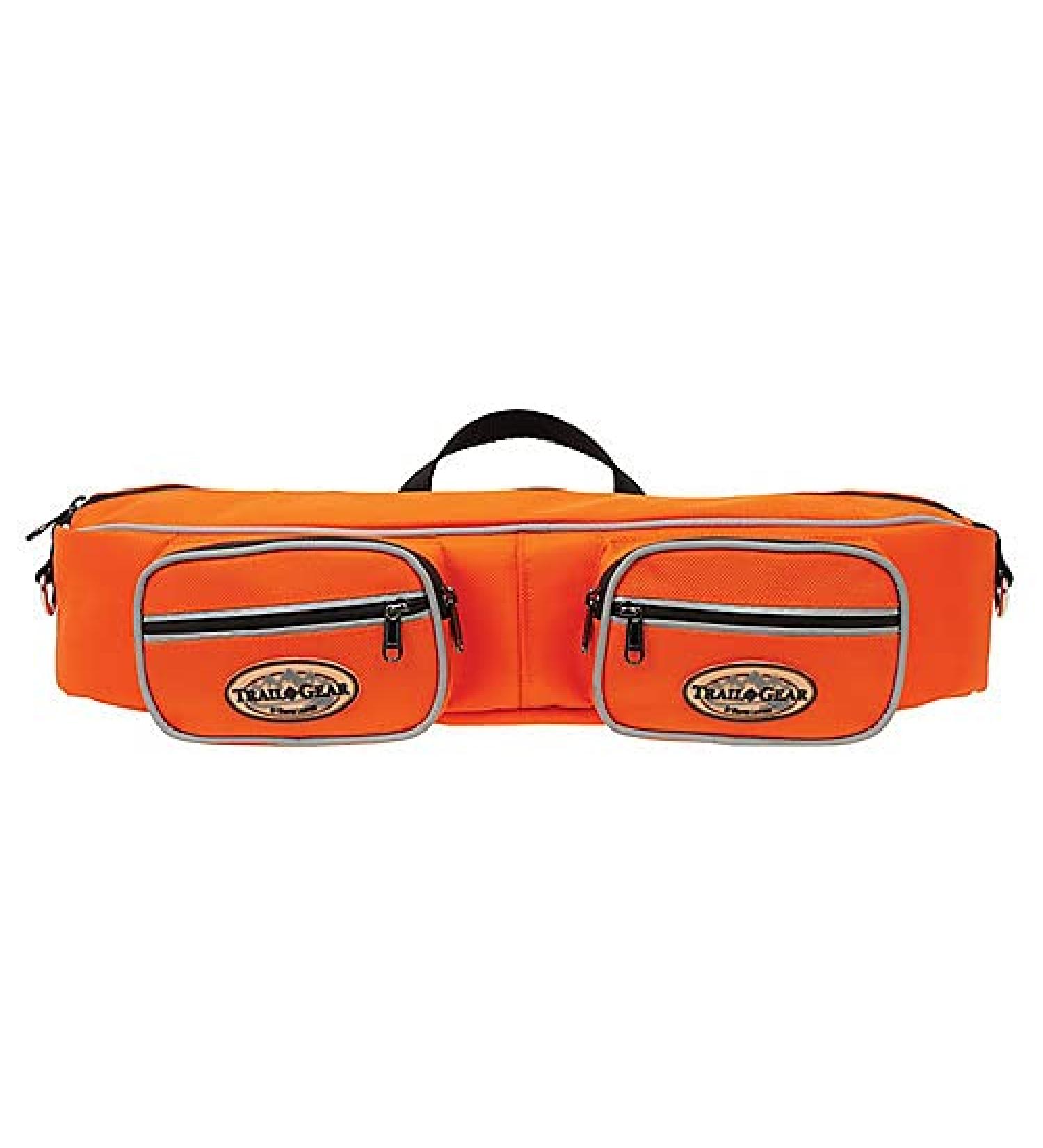 Weaver Leather Trail Gear Cantle Bag Orange