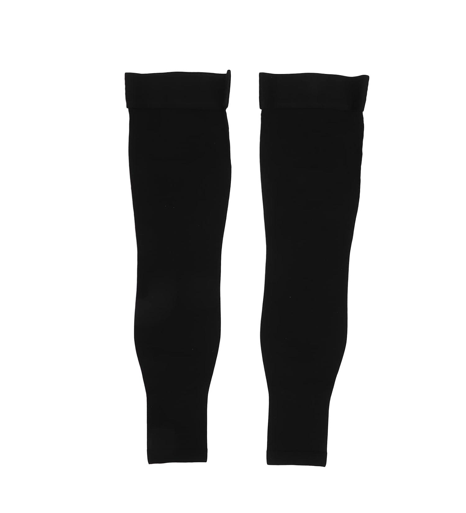 Calf Compression Stockings for Men - 23-32 mmHg Full Leg Sleeves for Varicose Veins Treatment (XL) - Footless High Compression - Buy Online on GoSupps.com
