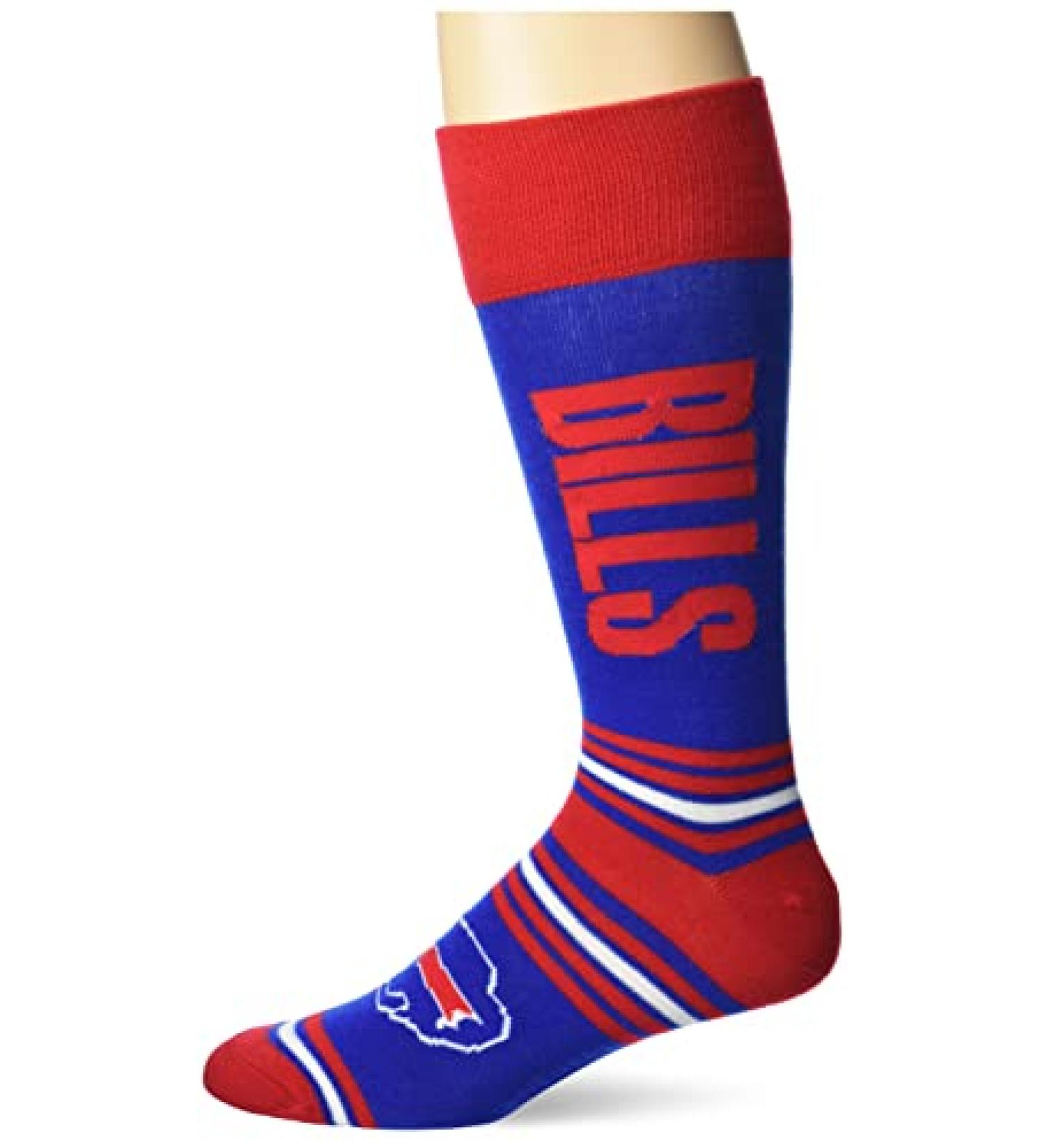 Buffalo Bills FBF NFL Go Team Dress Crew Socks - Unisex One Size (Team Color) - Buy Online on GoSupps.com