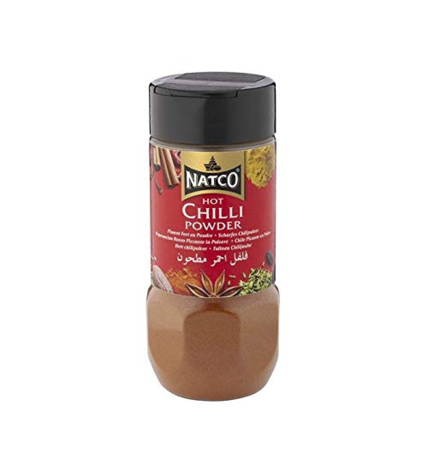 Natco - Poudre de piment fort - 100 g - Lot de 4