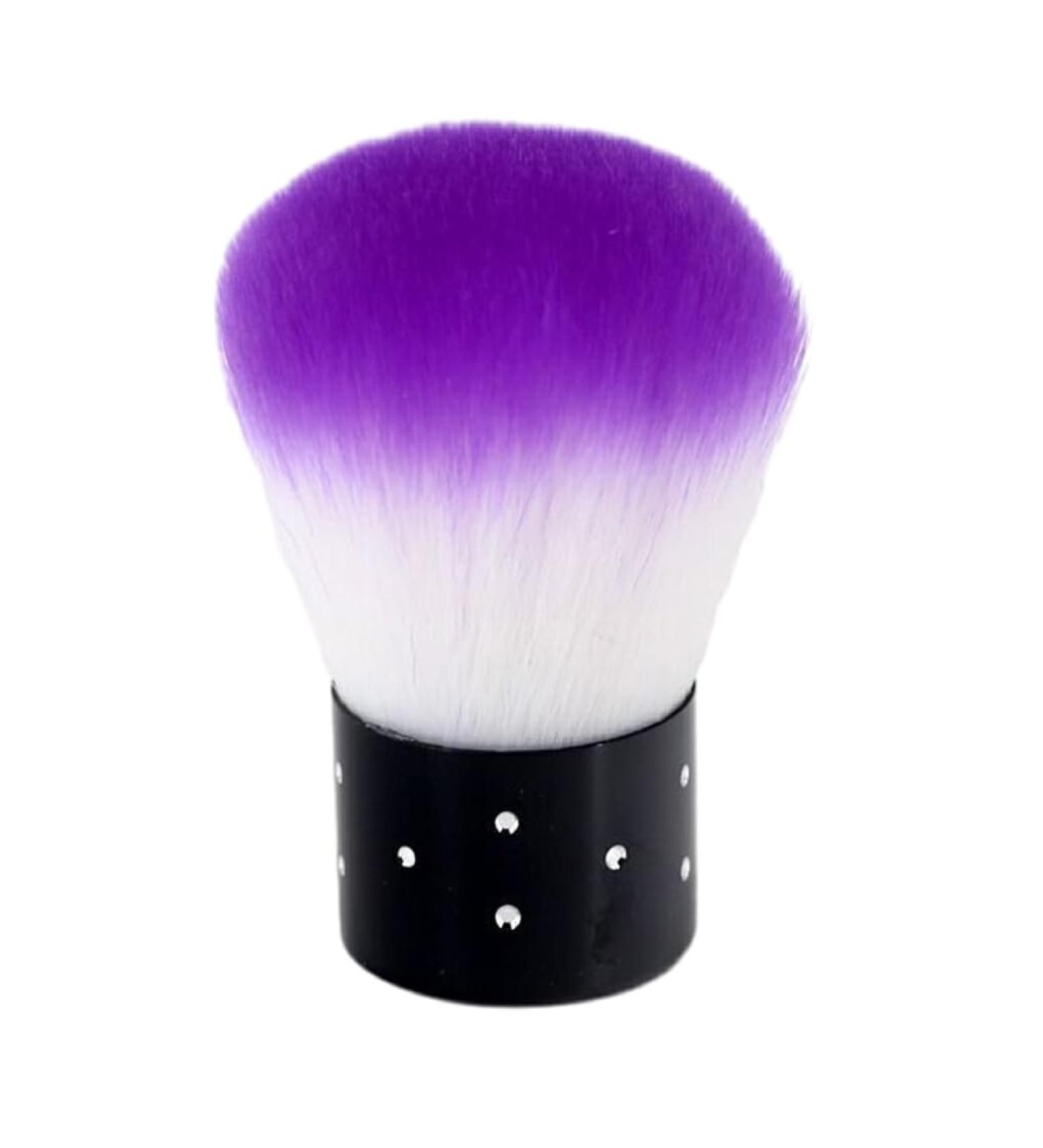 kawehiop Convenient And Practical Nail Dust Brush Say Goodbye To Nail Dust Compact And Portable Powder Cleaner Brush Makeup Brush purple - Buy Online on GoSupps.com