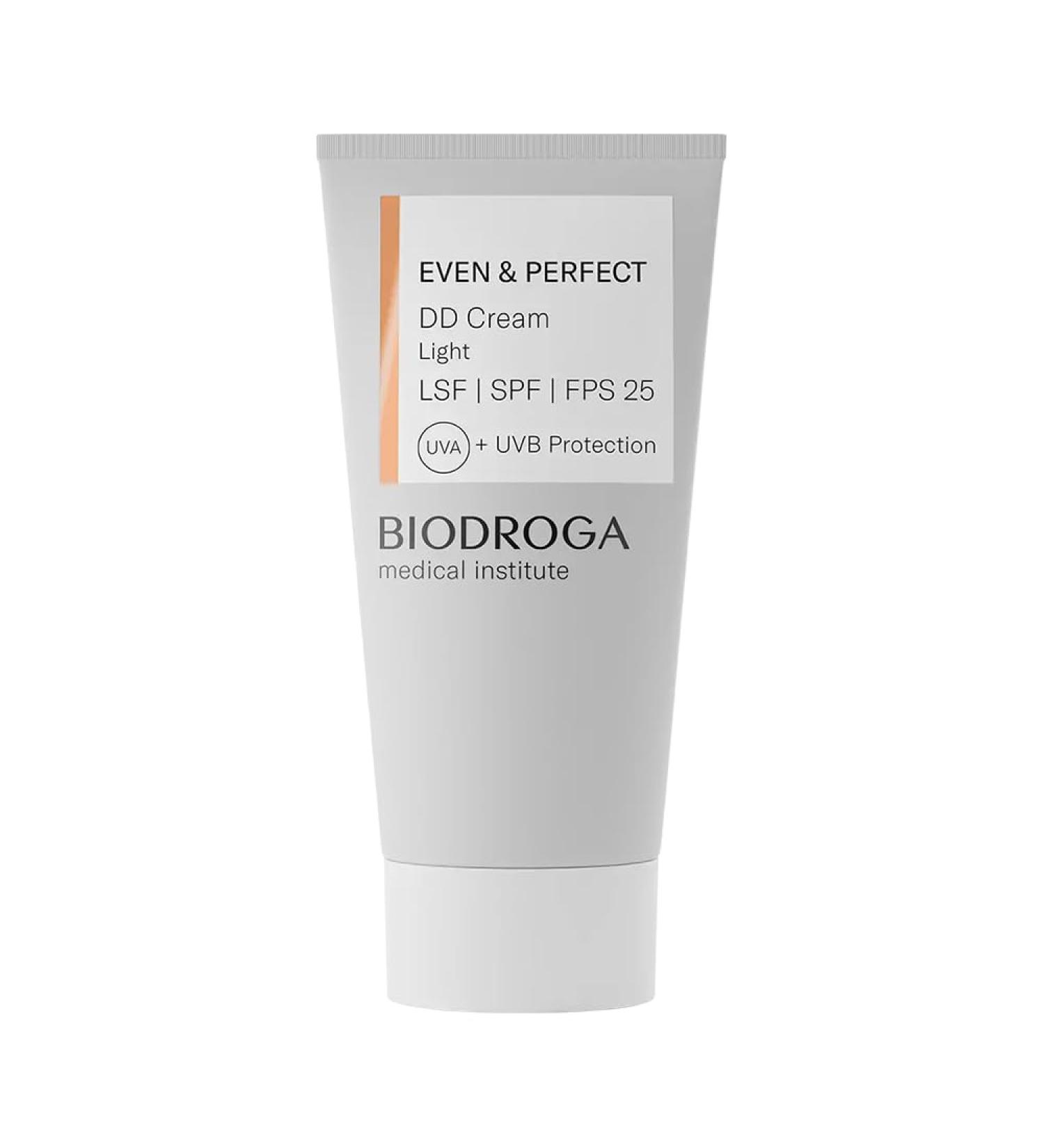 Biodroga Medical Institute - Even & Perfect DD Cream Light SPF 25 30 ml - Face Cream Complexion Optimisation UV Protection Concealing Imperfections Care Cream Paraben-Free Silicone-Free