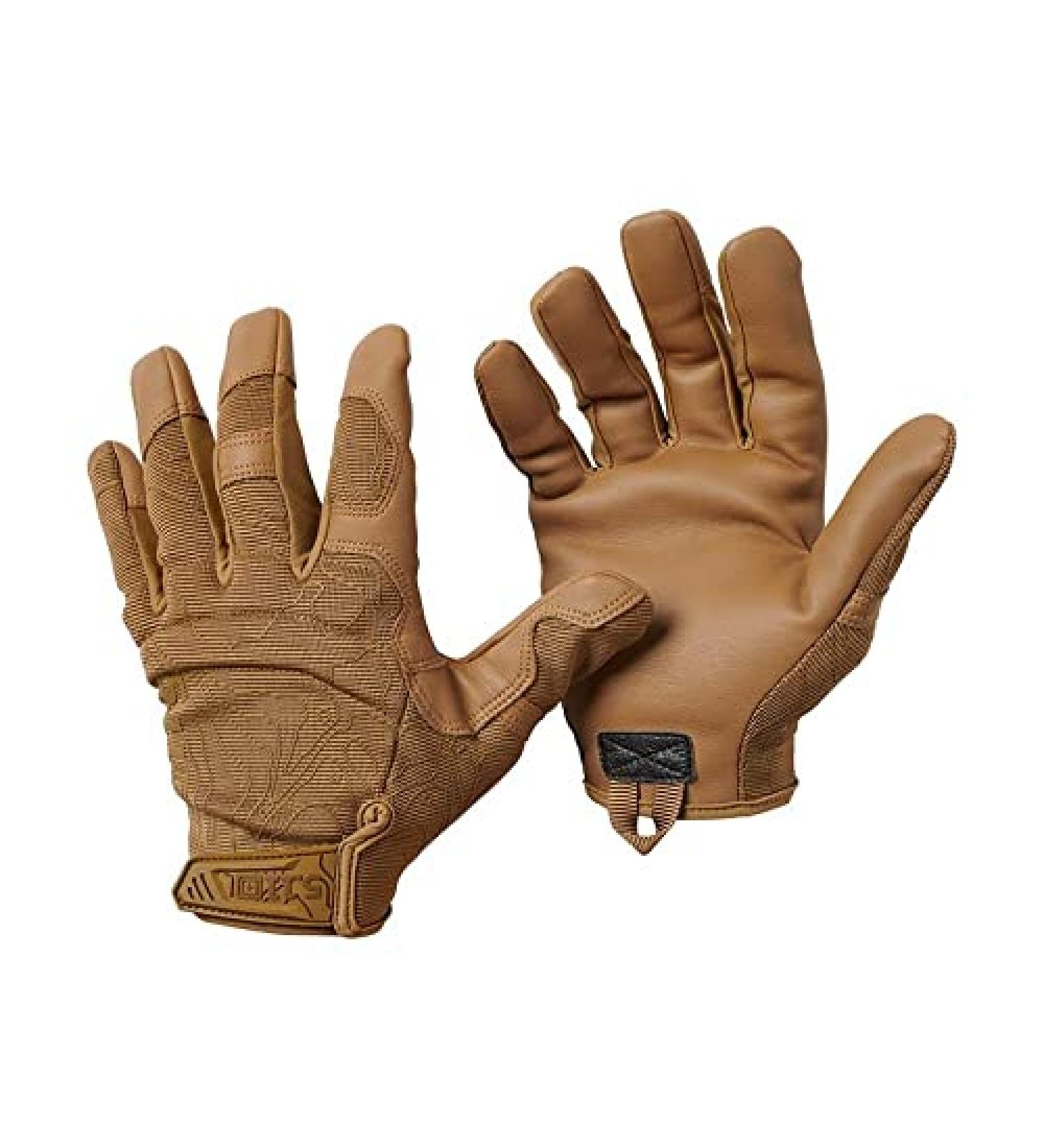 5.11 Men's High Abrasion Tac Glove - Kangaroo | Full Finger Tactical Gloves XX-Large (Style 59371) - Buy Online on GoSupps.com