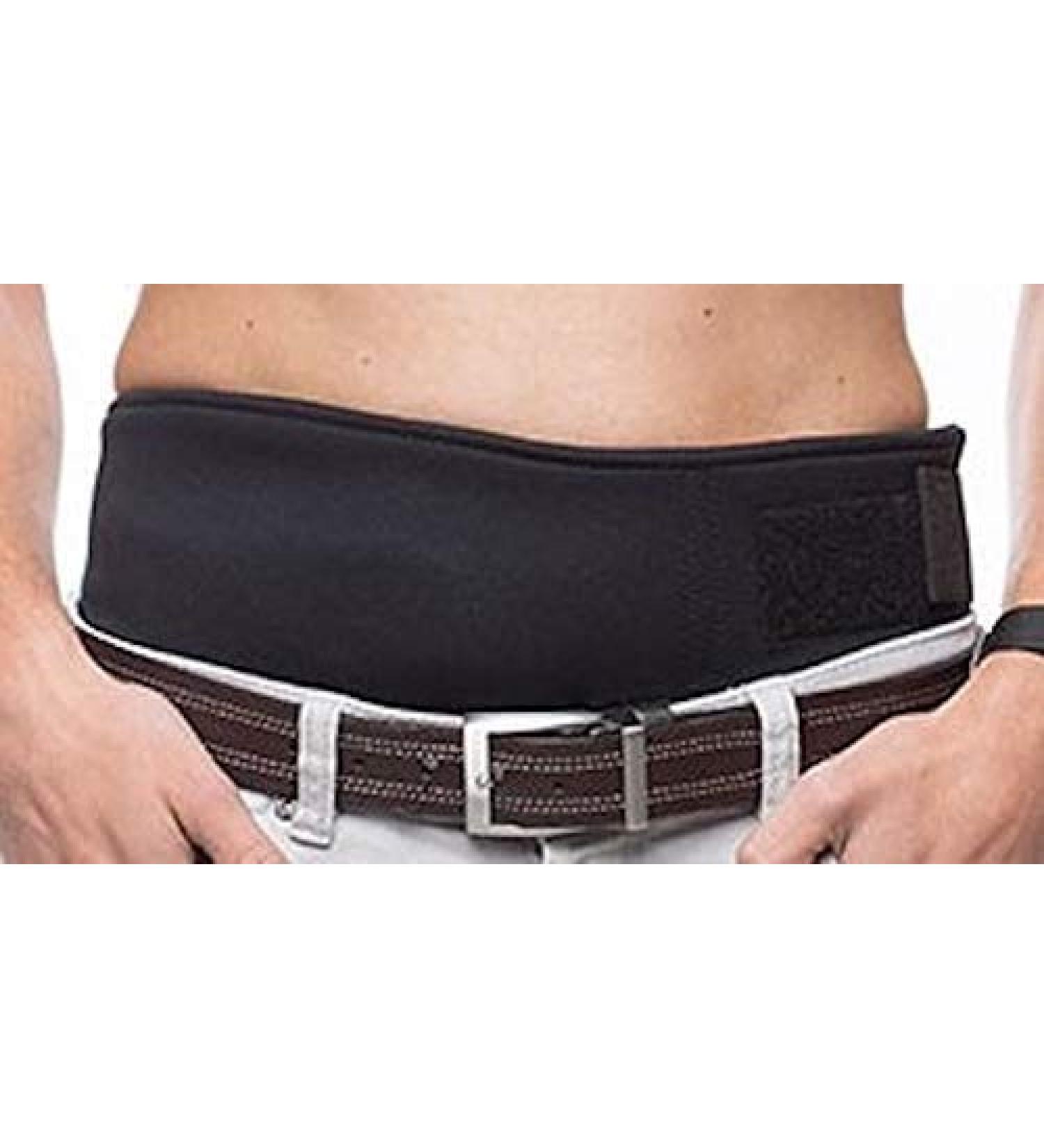 Neoprene Stoma Bag Belt - Hernia Support & Water Resistant Ostomy Belt for Men and Women | Size 2 (28-30) - Right Side - Buy Online on GoSupps.com