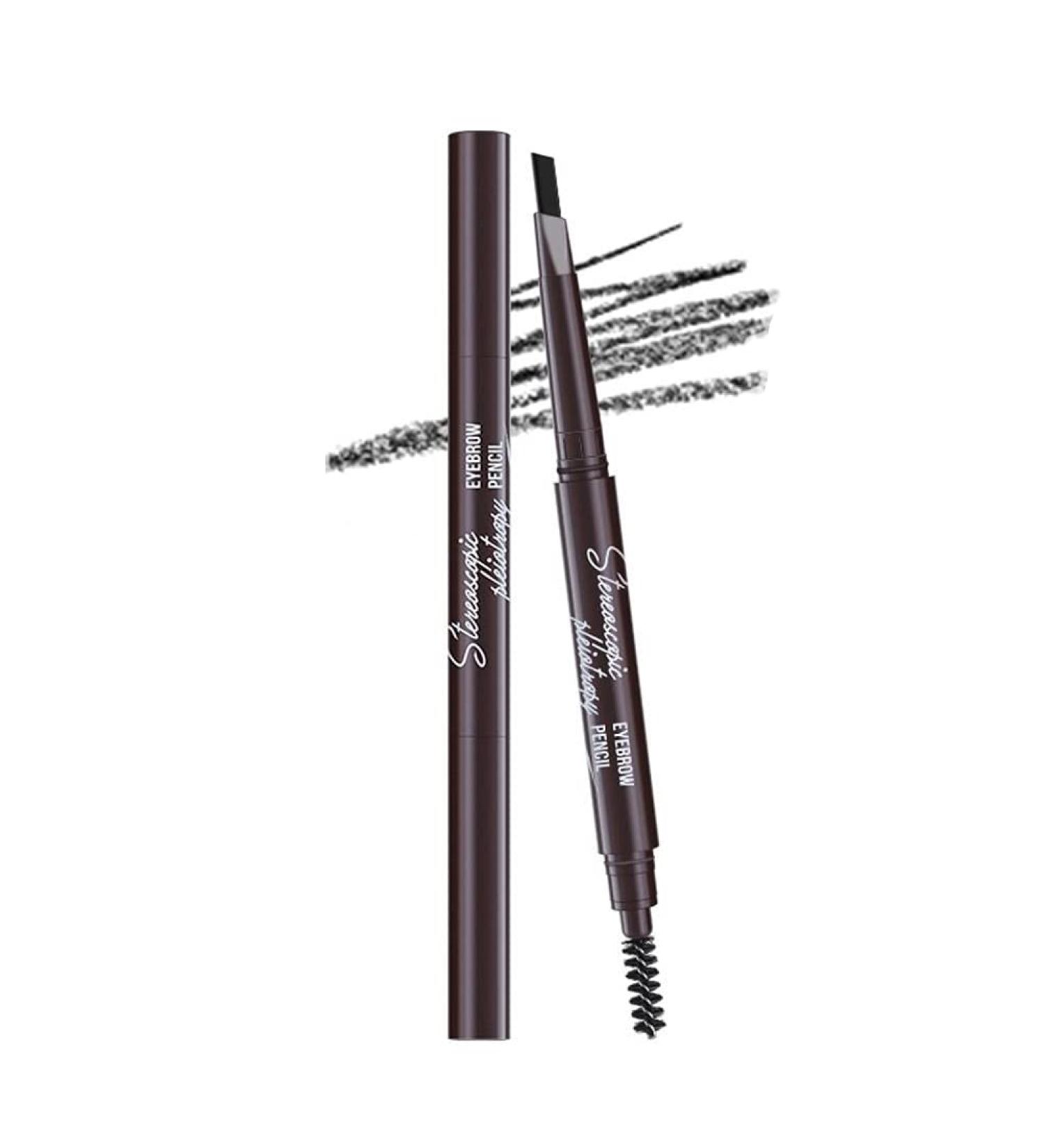 Waterproof Double-Headed Eyebrow Pencil | Triangle Precision Micro Brow Pencil in Gray - Professional Makeup for Perfect Brows - Buy Online on GoSupps.com