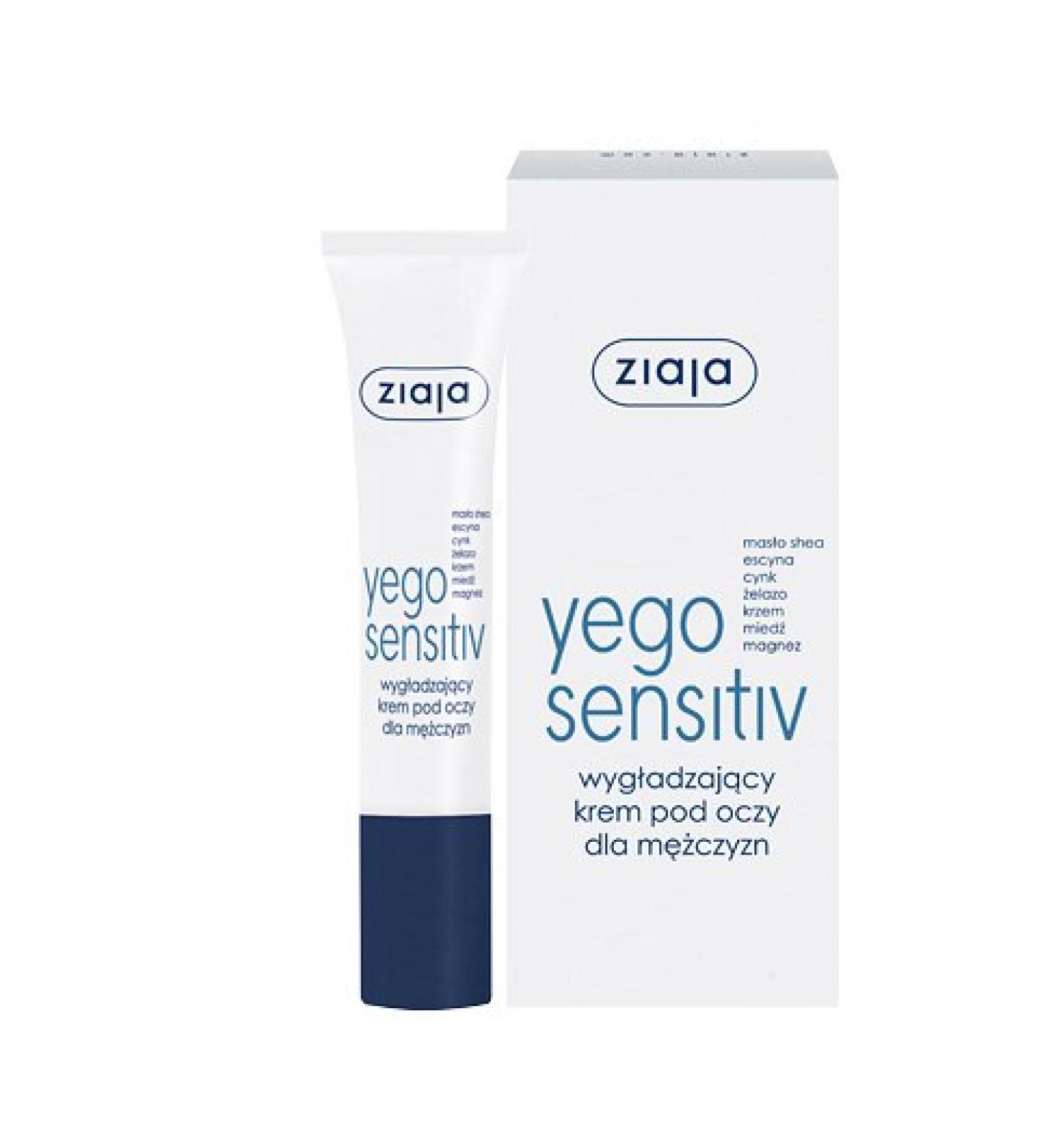 ZIAJA Yego Sensitive Smoothing Eye Cream for Men 15 ml 01292