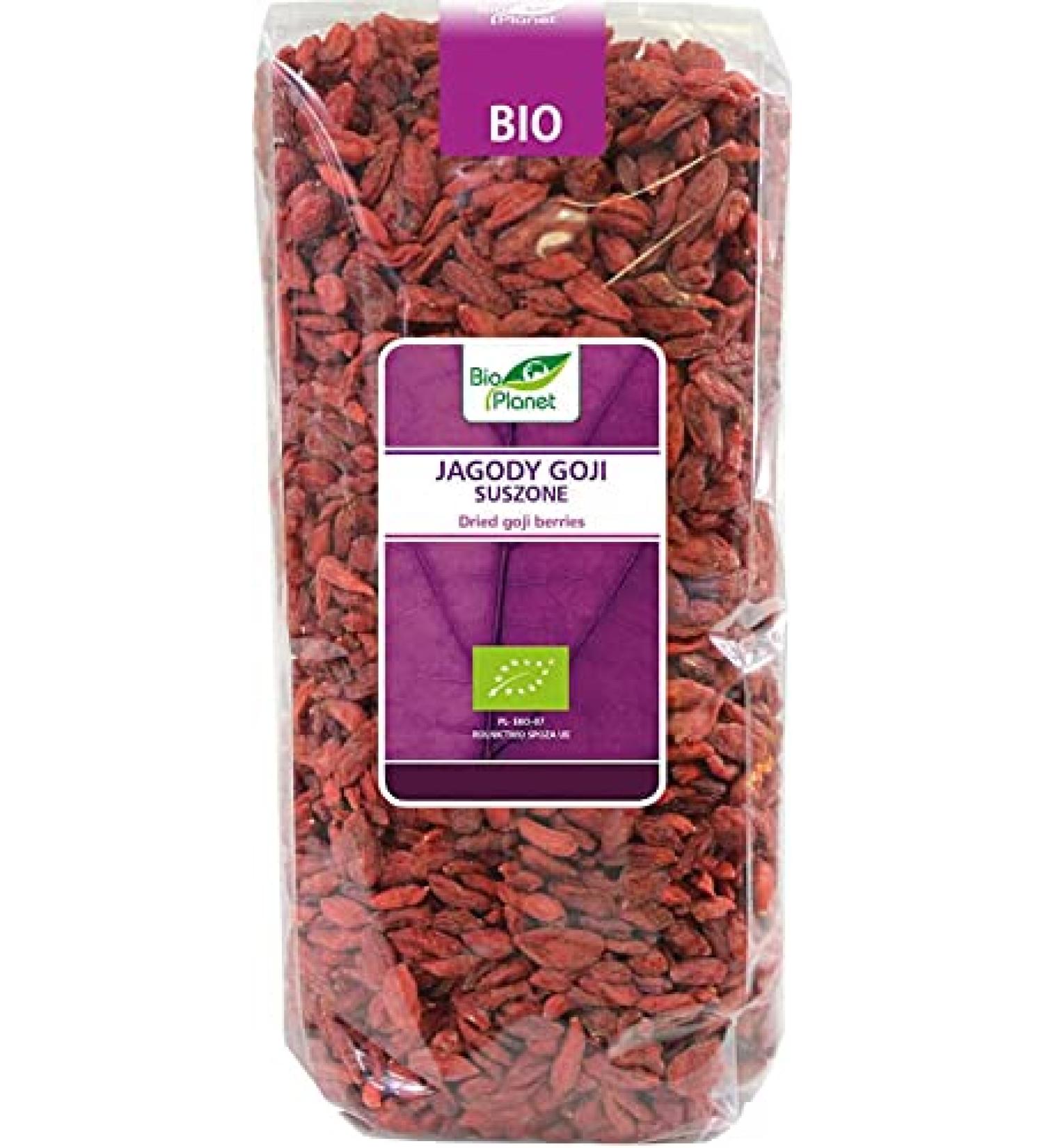 DRIED BURRENCE OF GOJI ORGANIC 1KG - BIO PLANET