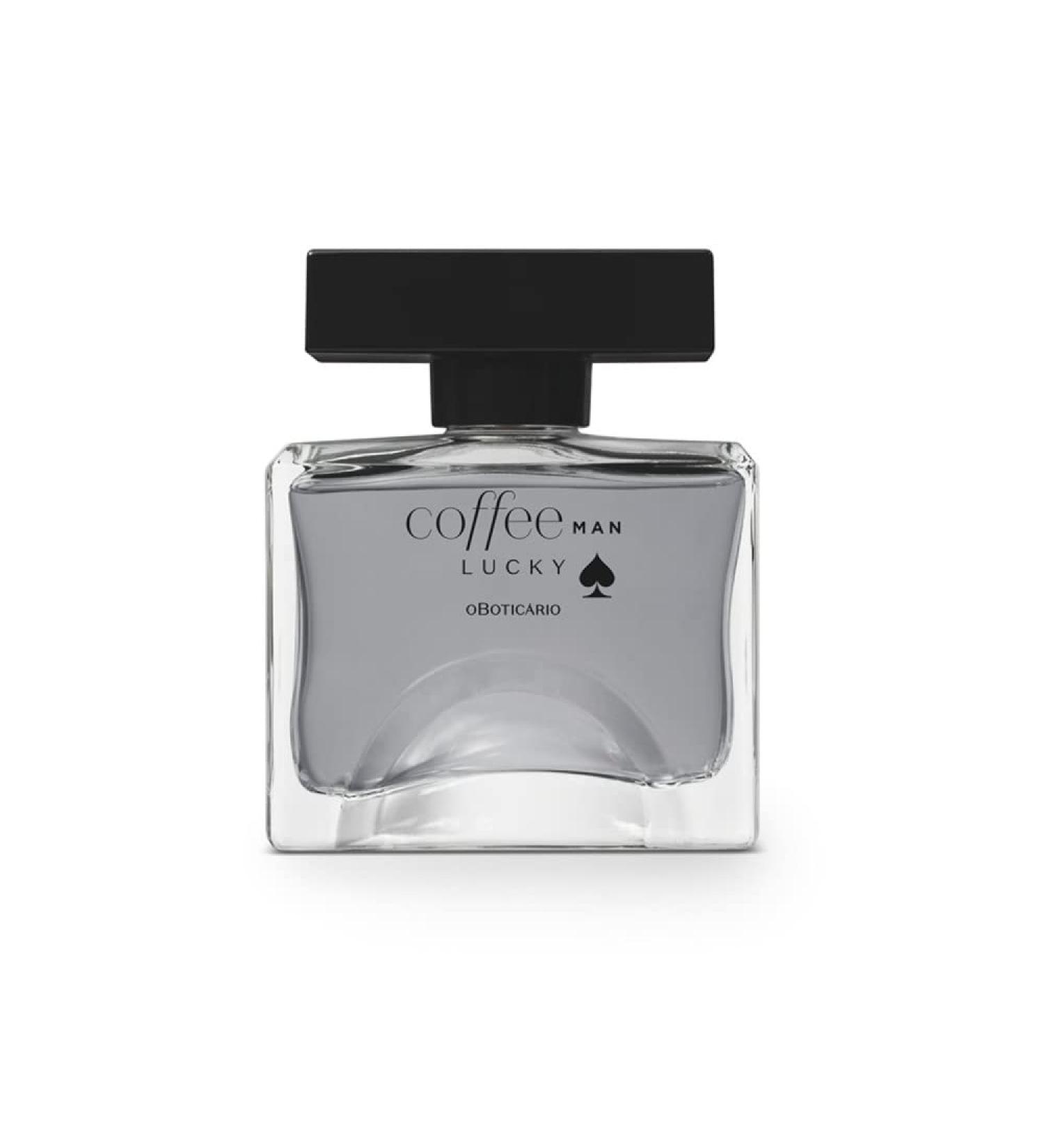 Boticario - Linha Coffee (Lucky) - Colonia Man 100 Ml - (Coffee (Lucky) Collection - Eau de Toilette For Men 3.4 Fl Oz)