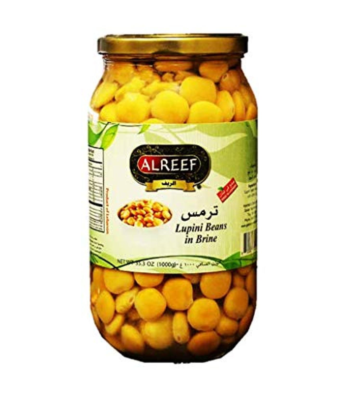 Al Reef Premium Lupini Beans 35oz /1000g - Glass Jar | Buy Online - Buy Online on GoSupps.com