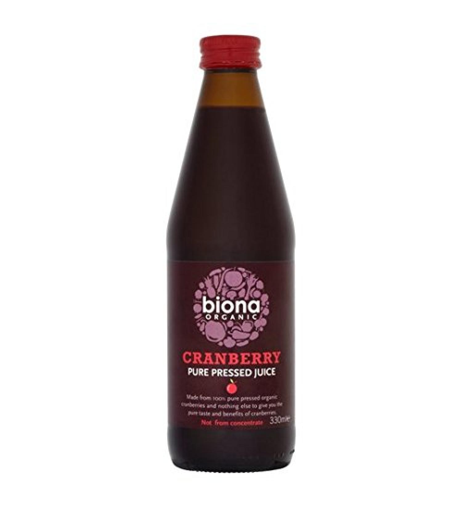 Biona Biona Super Pure Organic Cranberry Juice 330ml