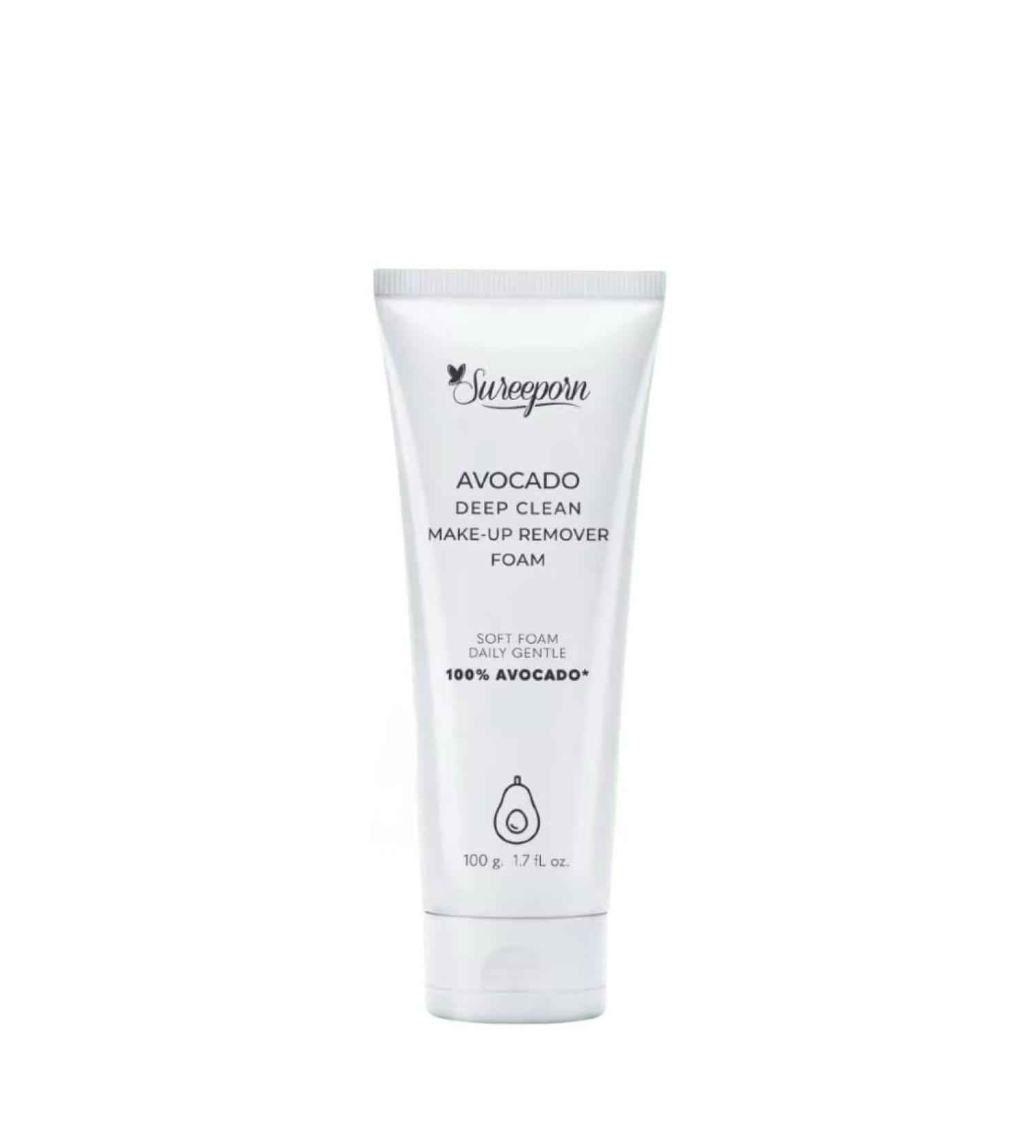 Gentle Avocado Foam Cleanser Soft Daily Face Wash & Makeup Remover Refreshing Green Tea Formula 100g - Buy Online on GoSupps.com