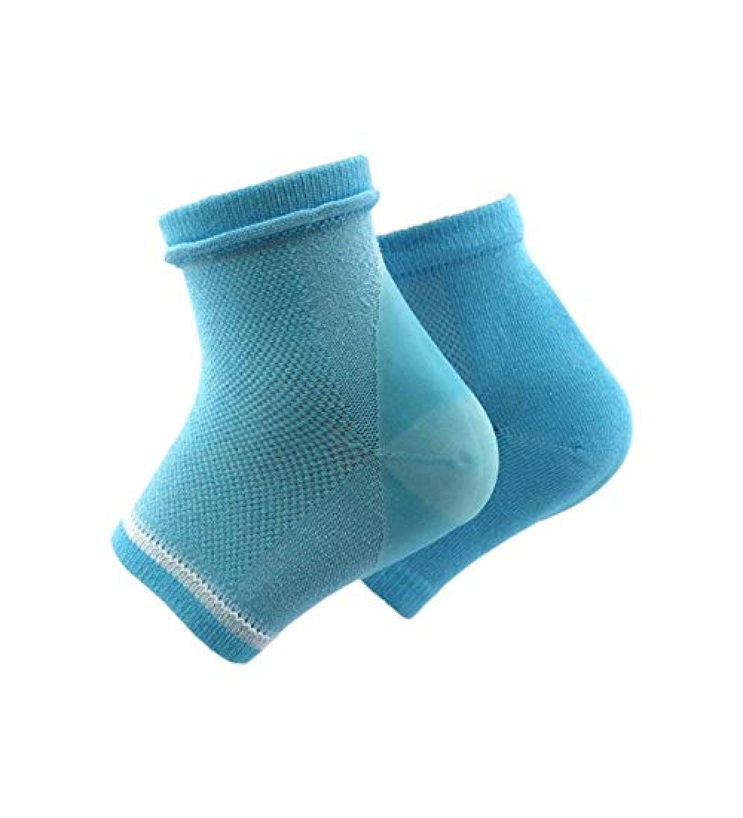 Xilinshop Spa Socks - Silicone Gel Heel Moisturizing Socks for Dry Foot Care | 1 Pair (2 Pieces) - Buy Online on GoSupps.com