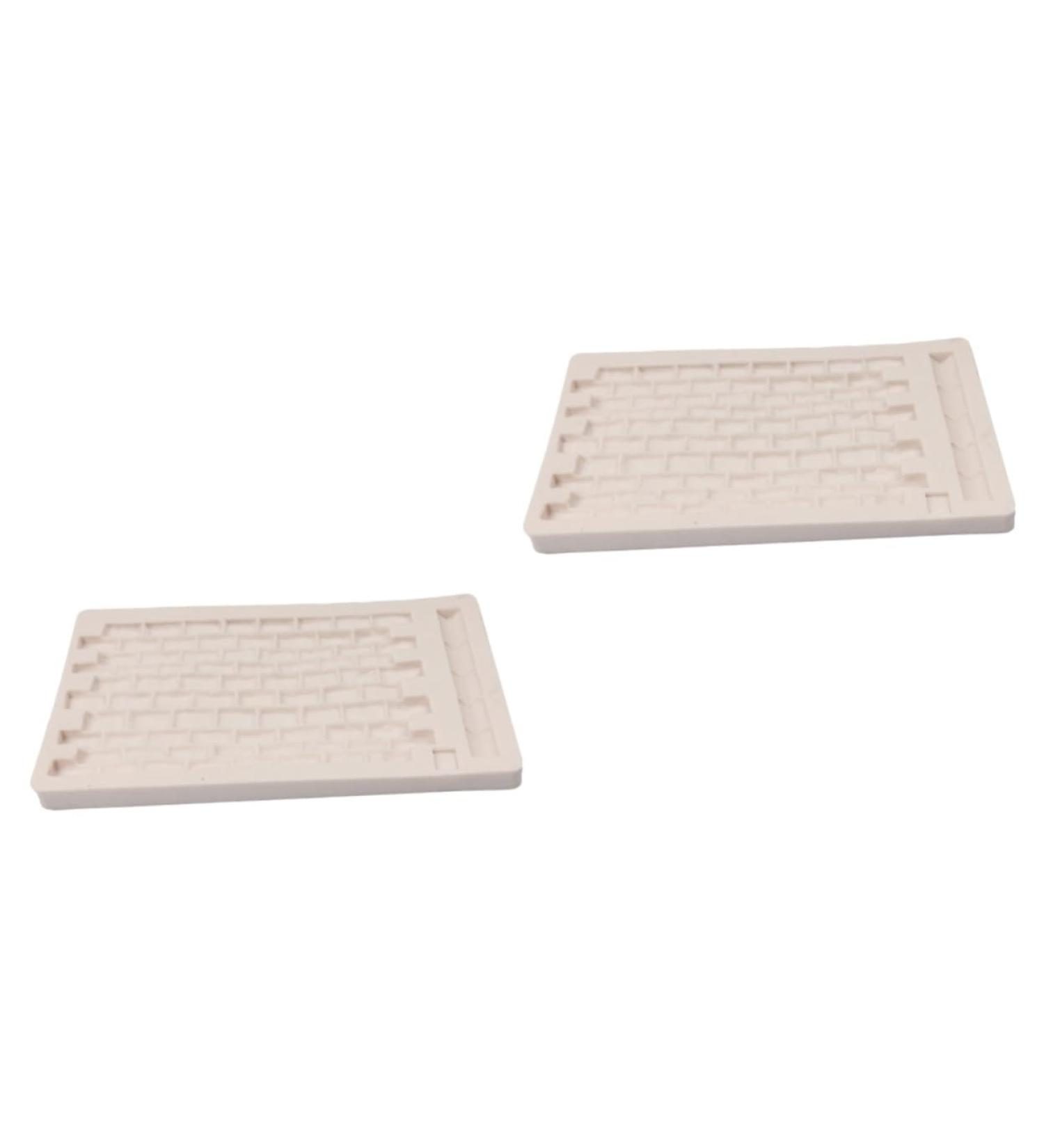 Alipis 2pcs Silicone Molds DIY Baking Molds Silicone Fondant Molds Cake Mold Fudge Bricklaying - Buy Online on GoSupps.com