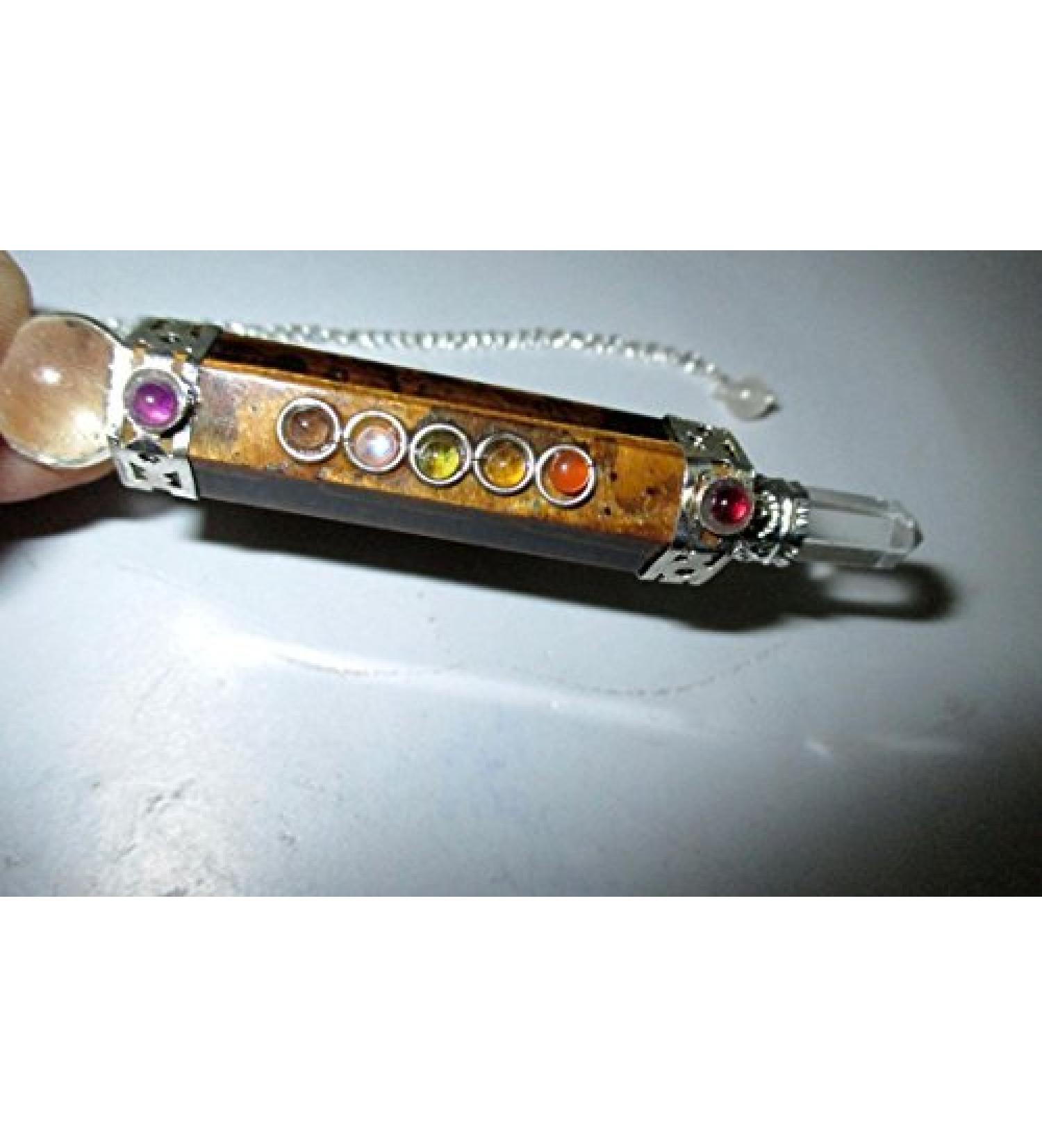 Jet International Tiger Eye Chakra Wand Pendulum - Real Healing & Reiki Chakra Balancing for Yes/No Meditation - Buy Online on GoSupps.com
