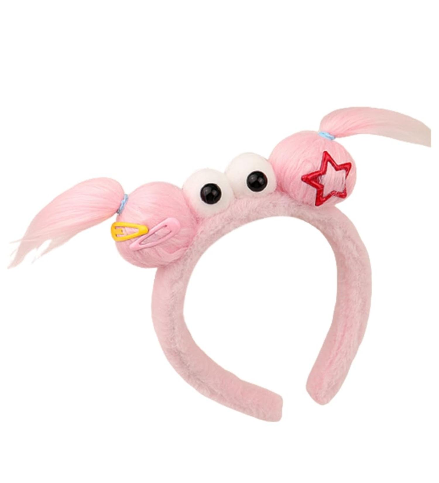 TQUXNGA Funny Colorful Hair Bands Props Cartoon Headband Party Headpiece Headband for Washing Face Pink - Buy Online on GoSupps.com