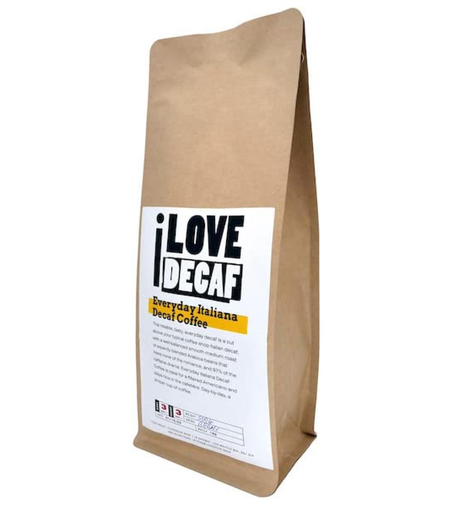 Premium Medium Roast Everyday Italiana Ground Decaf Coffee 500g - Buy Online on GoSupps.com