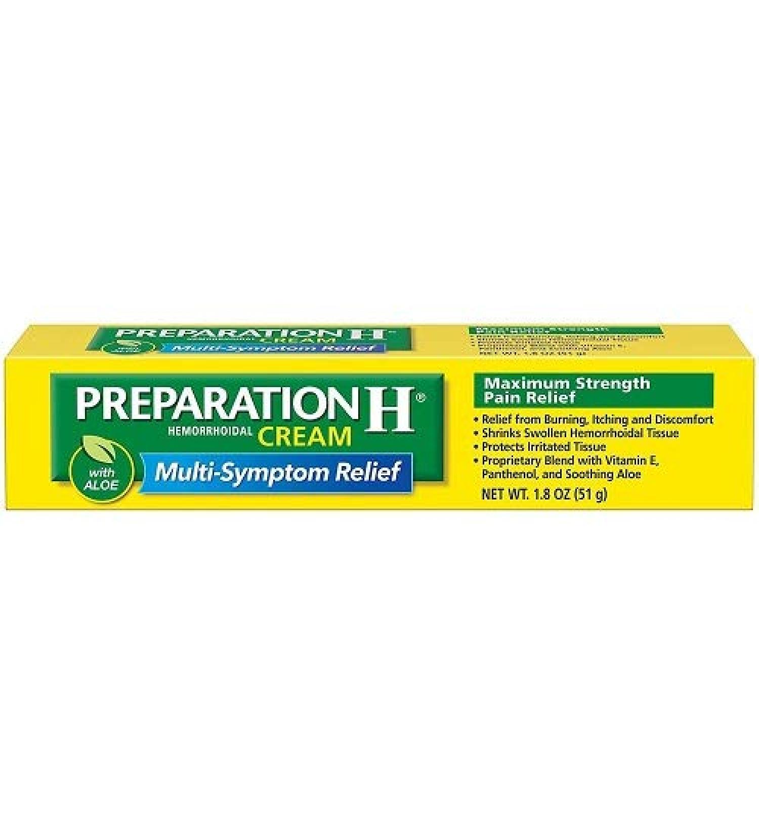 Preparation H Maximum Strength Hemmorhoidal Cream-1.8 oz 1.8 Ounce (Pack of 1)