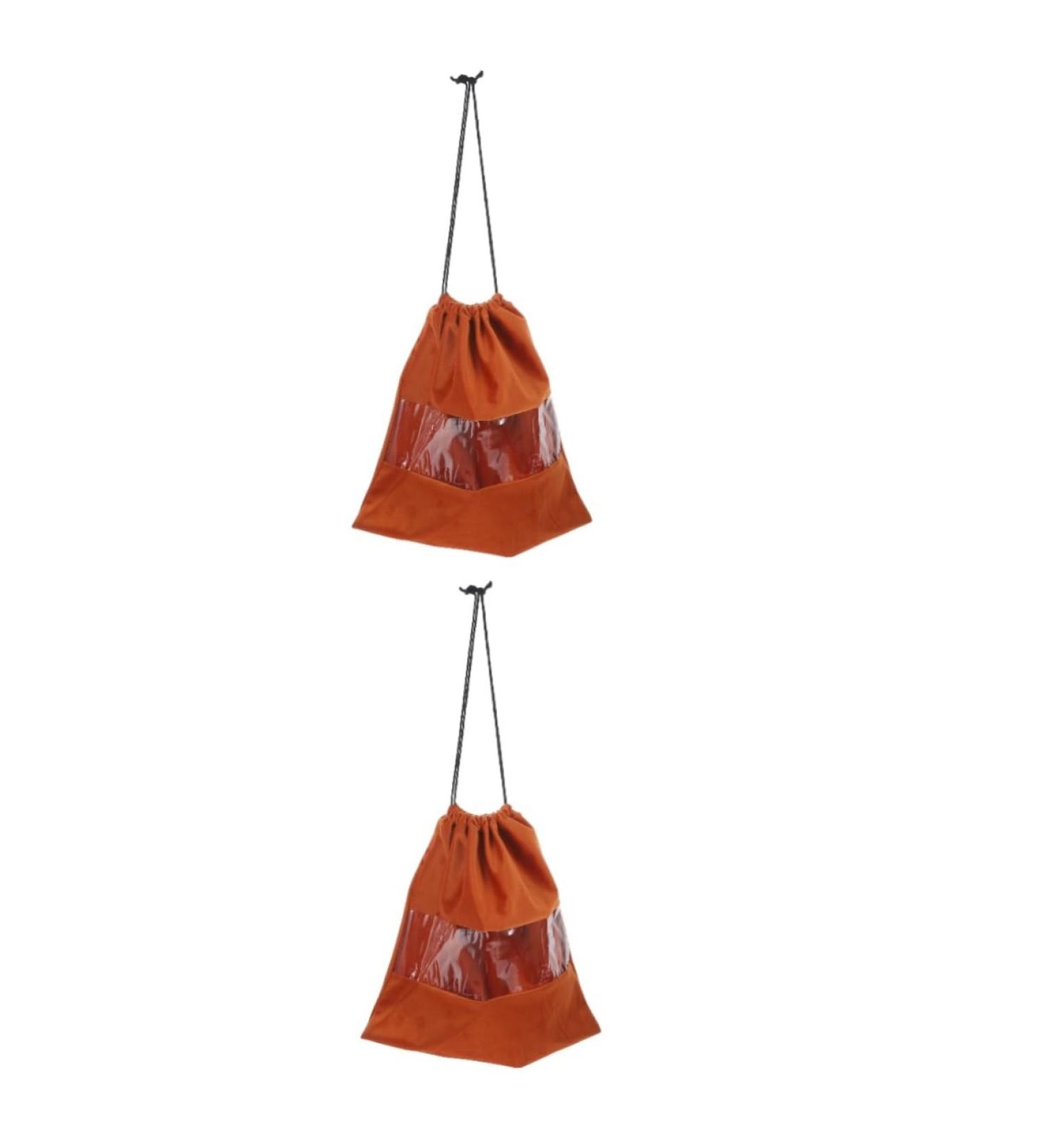 Baluue 2pcs Hair Dryer Storage Bag Drawstring Storage Bags Drawstring Hair Dryer Bag Suede Coffee - Buy Online on GoSupps.com