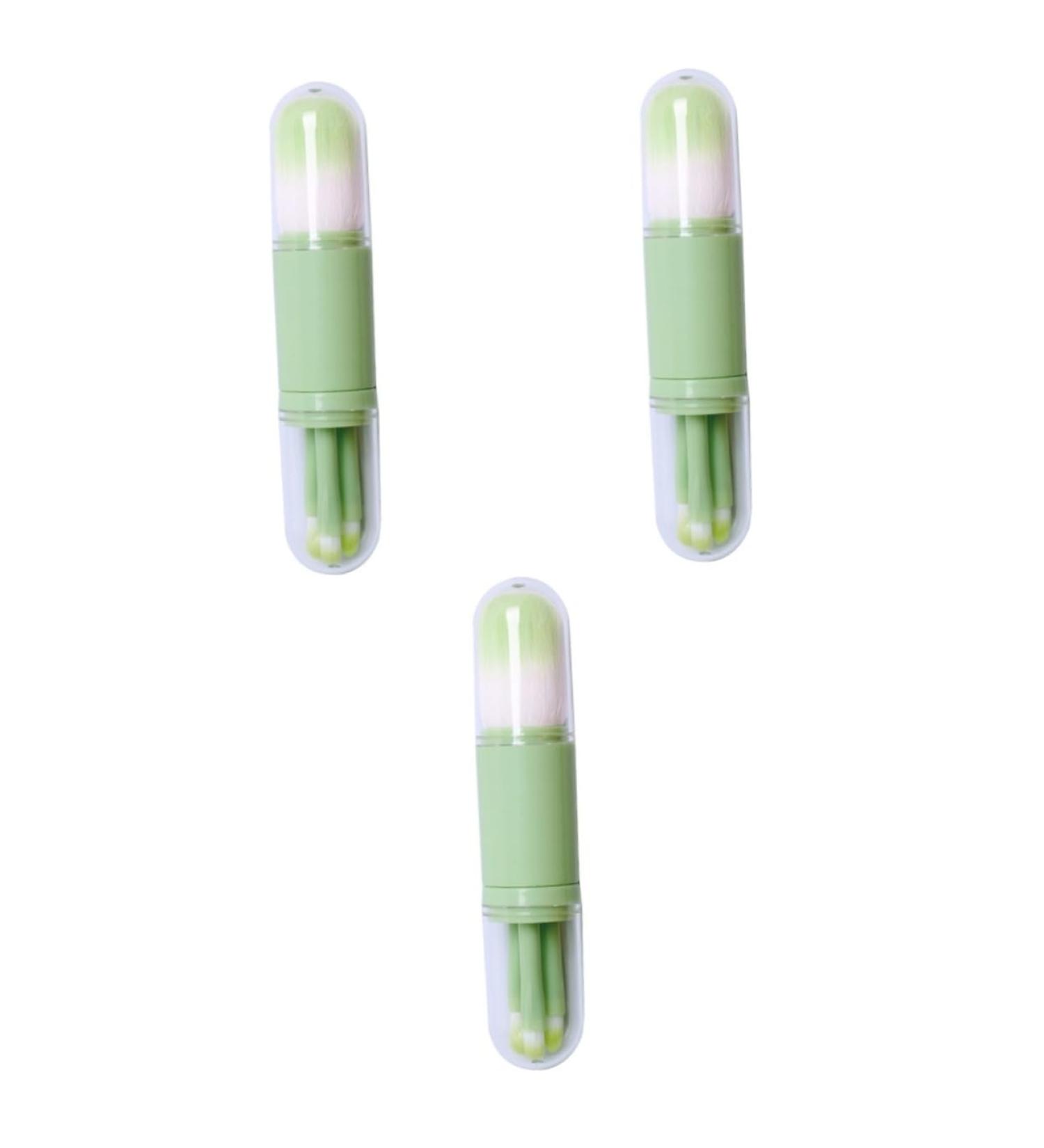 Beavorty 3 Sets telescopic makeup brush makeup brush set powder brush powder makeup travel kit for women beginner makeup brush retractable makeup brush Convenient Makeup Tool girl - Buy Online on GoSupps.com