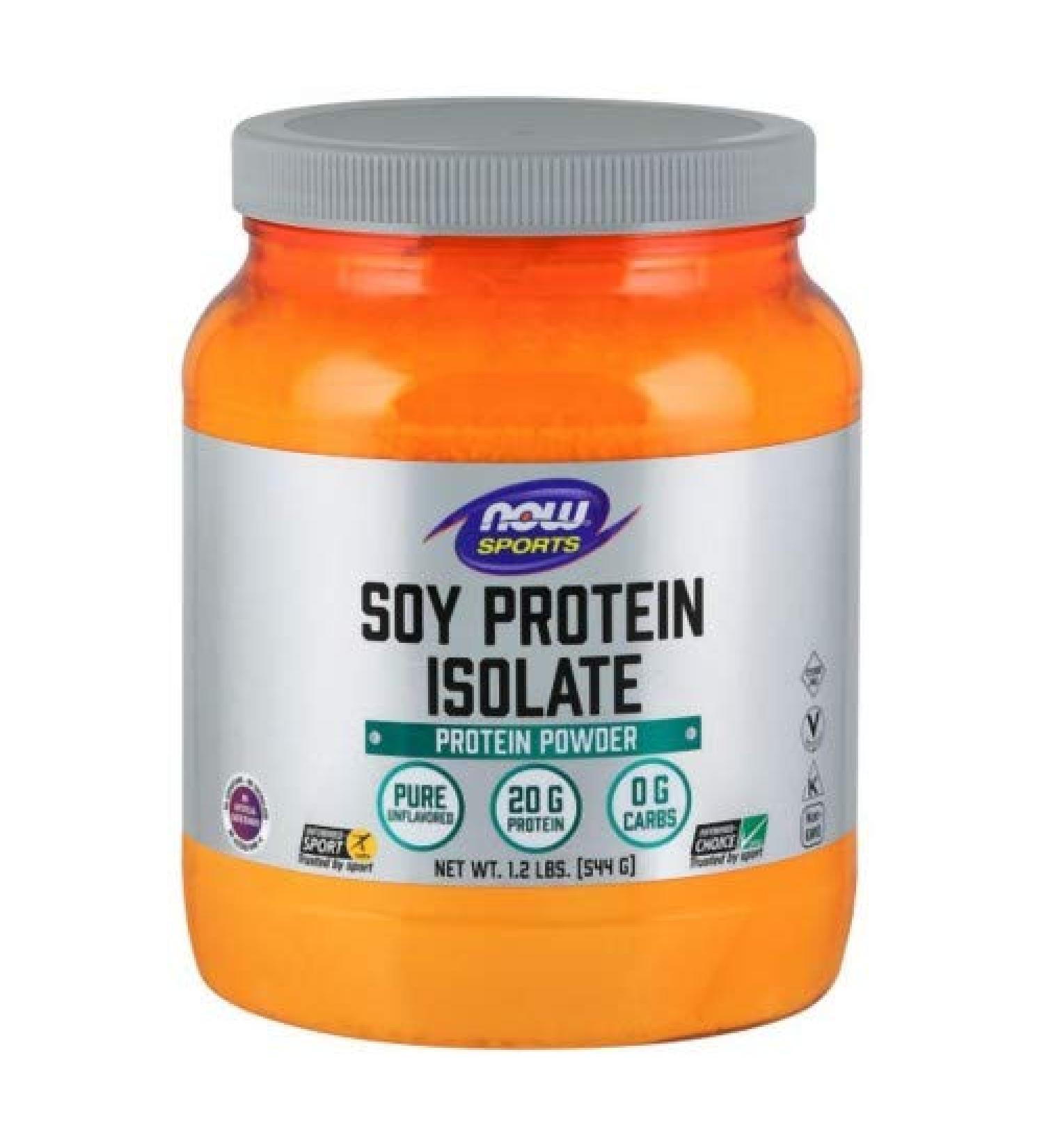 Now Foods Soy Protein Isolate - 1.2 lbs. - Non-GE 6 Pack
