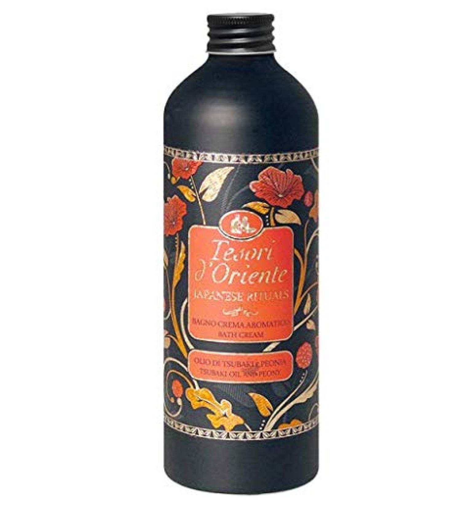 Tesori d'Oriente Tesori d Oriente JAPANESE RITUALS Bath Cream Tsubaki and Peony Oil 500 ml