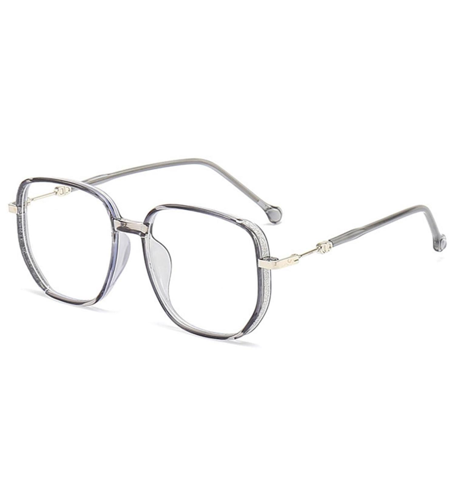 Koosufa Quadratic Anti Blue Light Reading Glasses - Ultra Light Metal Frame Stylish Glitter Design for Men & Women - Available in Multiple Strengths (0 to 4.0) - Reduce Eye Fatigue - Buy Online on GoSupps.com