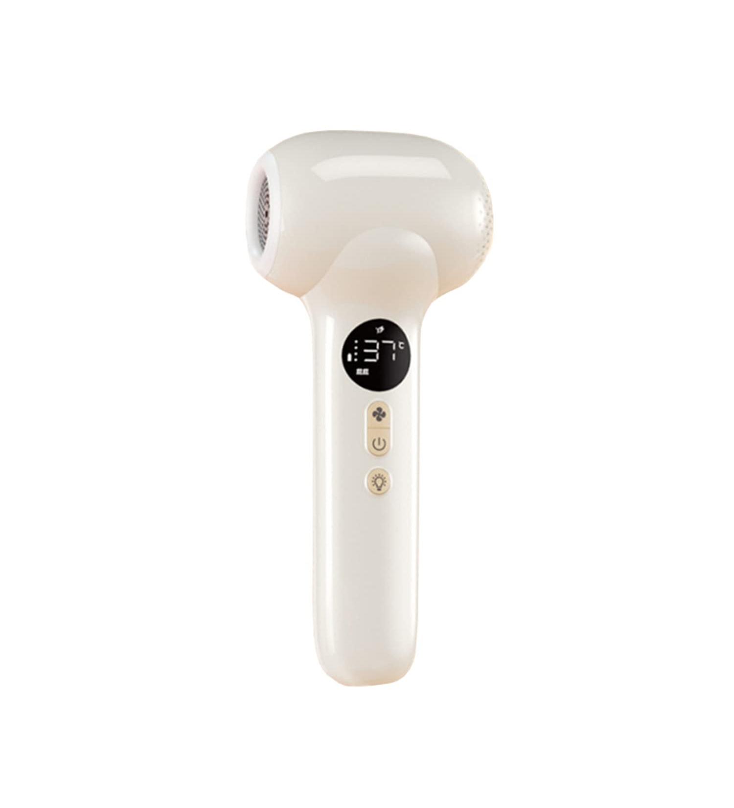 Portable Cordless Hair Dryer Rechargeable Blow Dryer w/LED Lights & LCD Display 10000mAh Battery Powered Travel Hair Dryer for Outdoor/Indoor - Buy Online on GoSupps.com