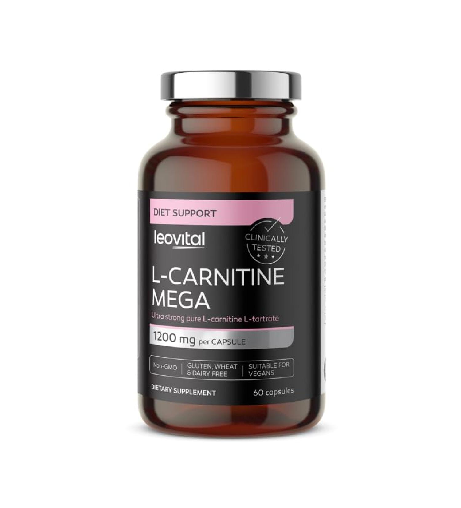 L-Carnitine Mega Capsules 1200 mg 60 capsules